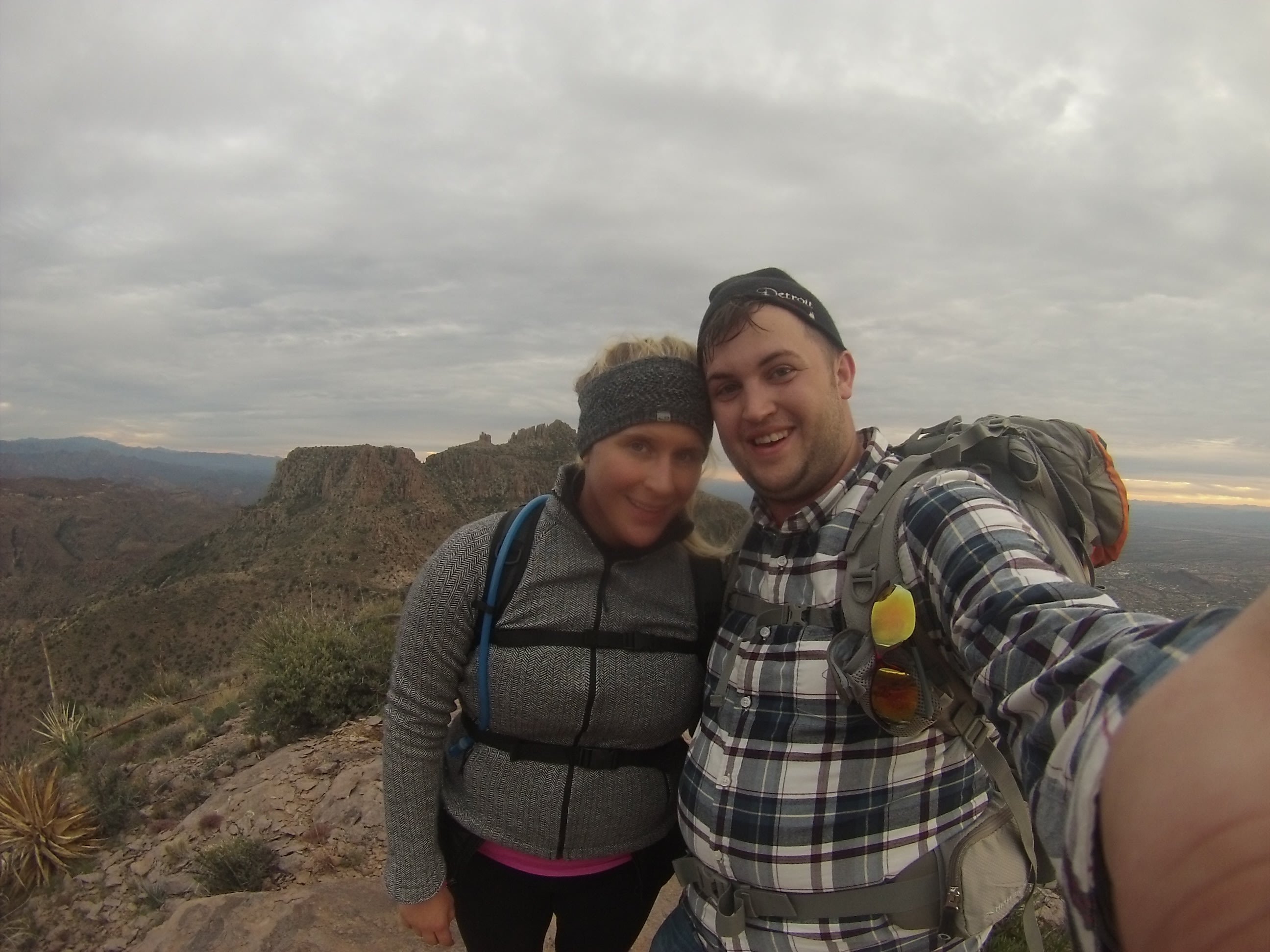 On the Superstition Ridgeline Trail above Lost Dutchman