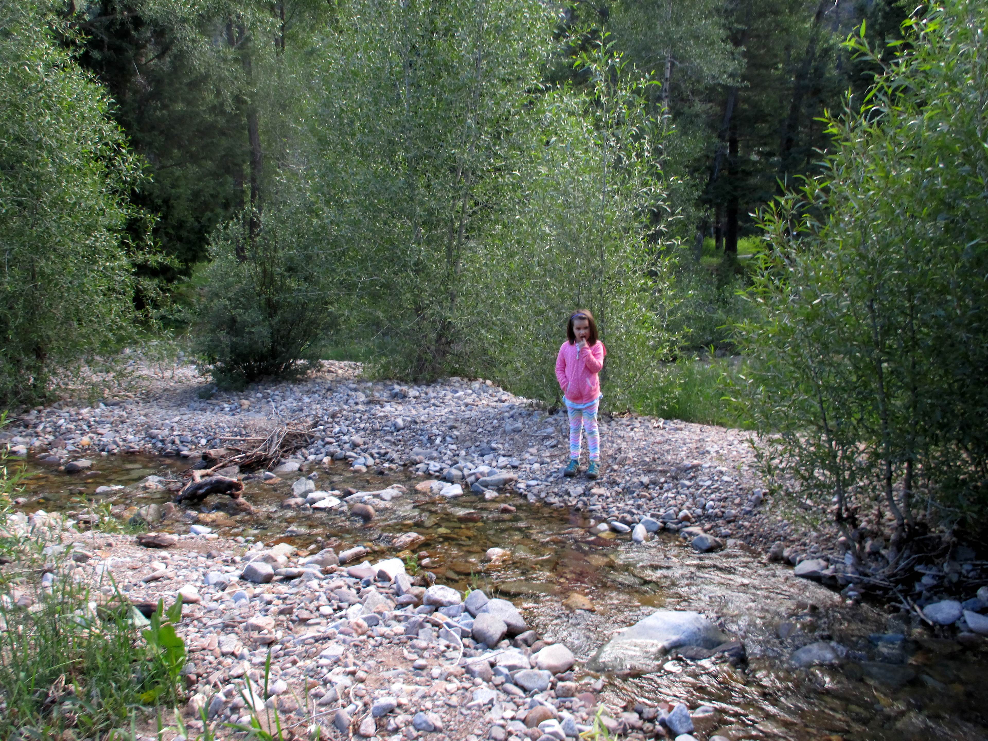 Lovely River Behind East Side Campgrounds
