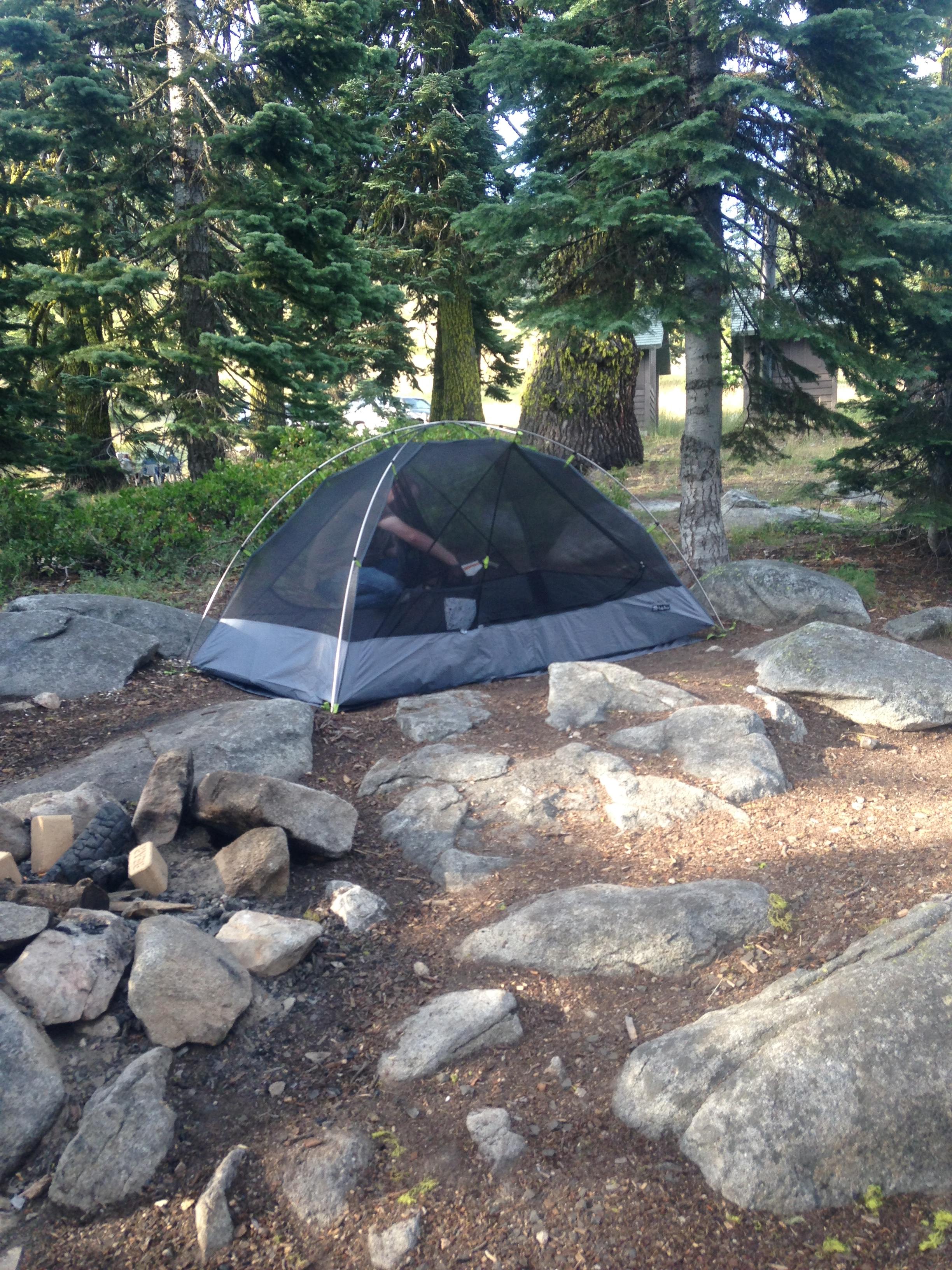 Nice flat spot for camping 