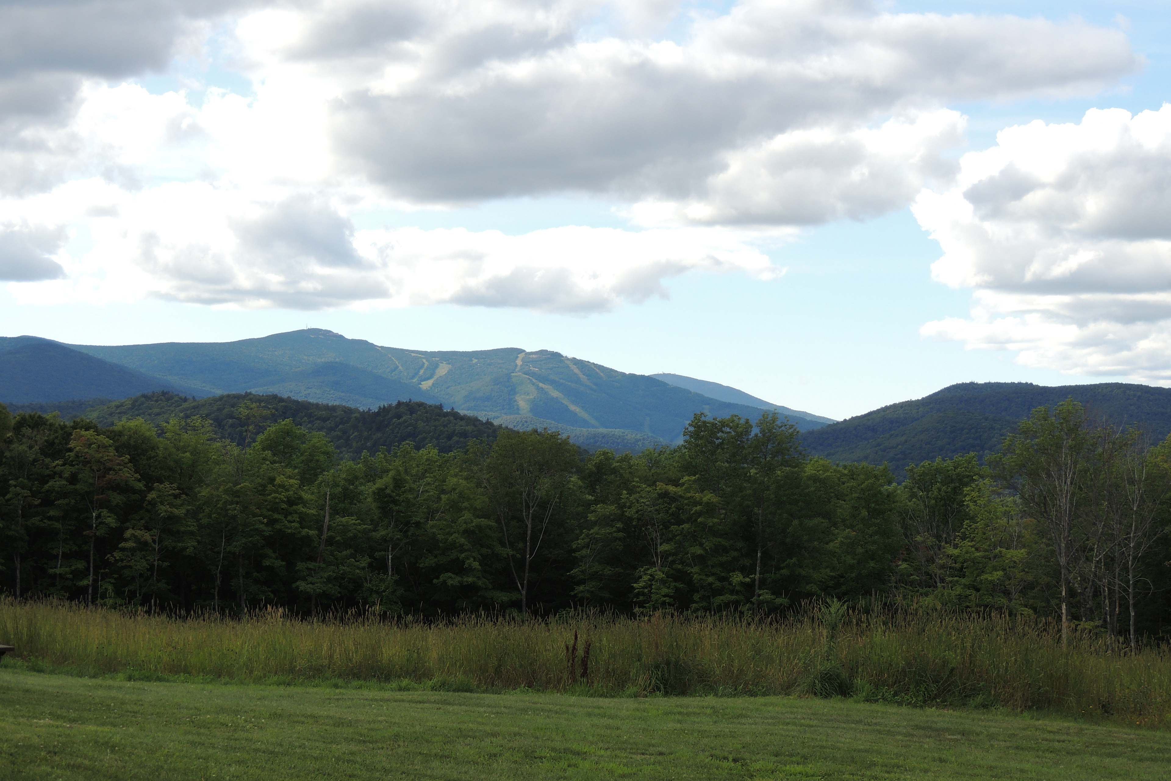 The view of Killington from the group pavillion