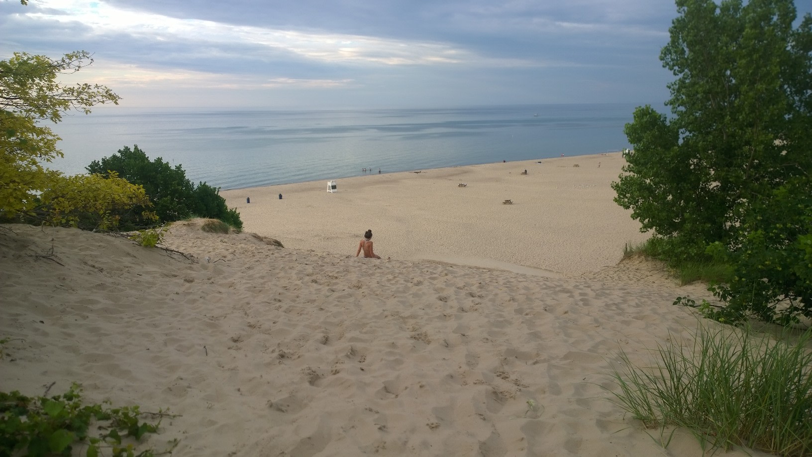 lots and lots and lots of soft beautiful  sand the the dunes   =) 