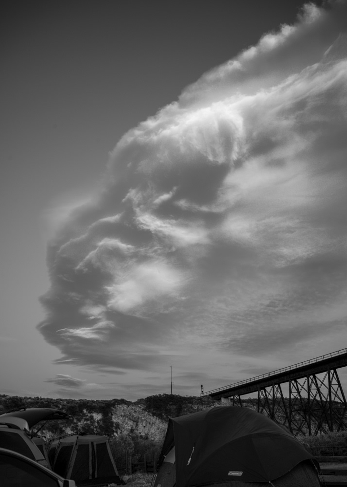 Interesting clouds while we were there