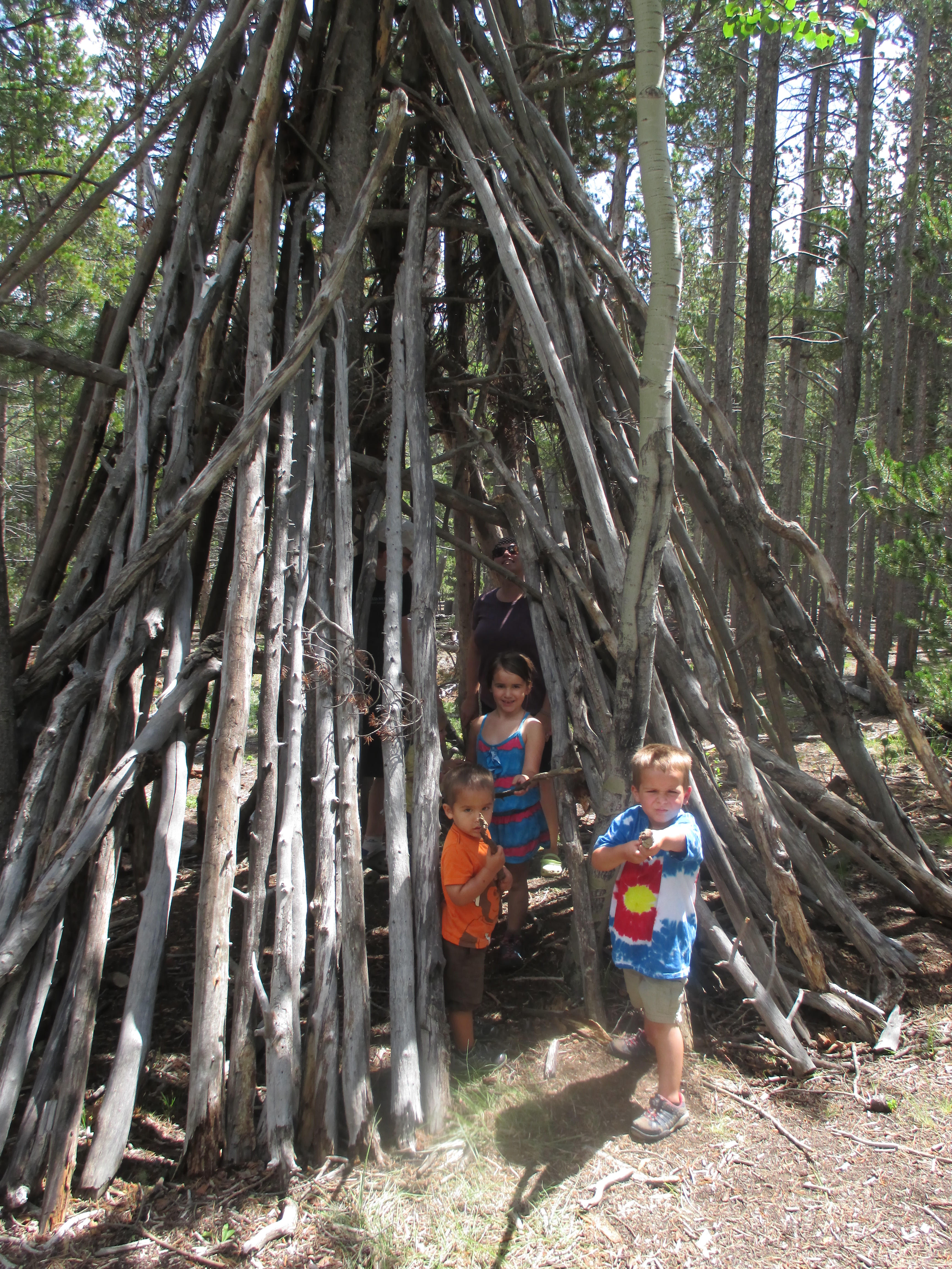 Find the houses/teepees between sites 28-31.  Kids will love them (4 total).