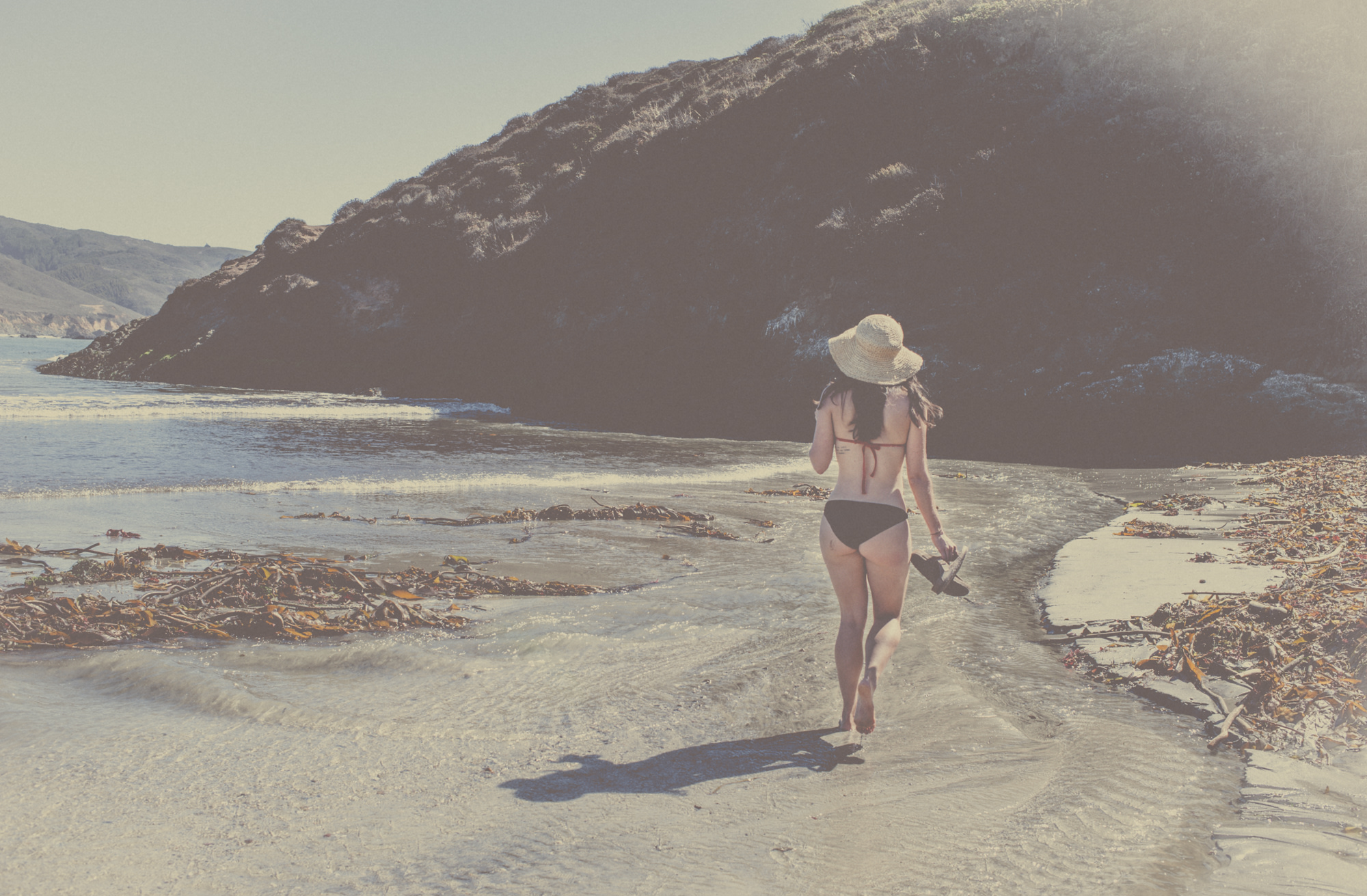 Spending the day in the sun with friends at Andrew Molera Beach in Big Sur, California is a beautiful, easy ambling walk down from the Andrew Molera Trail Camp.