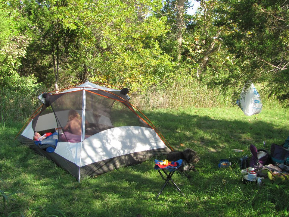 River Back Pack Camping Ground. Photo by Lisa Rawlinson.