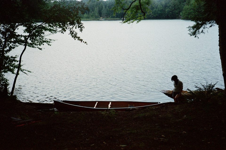 View of our dock entrance from the lean-to