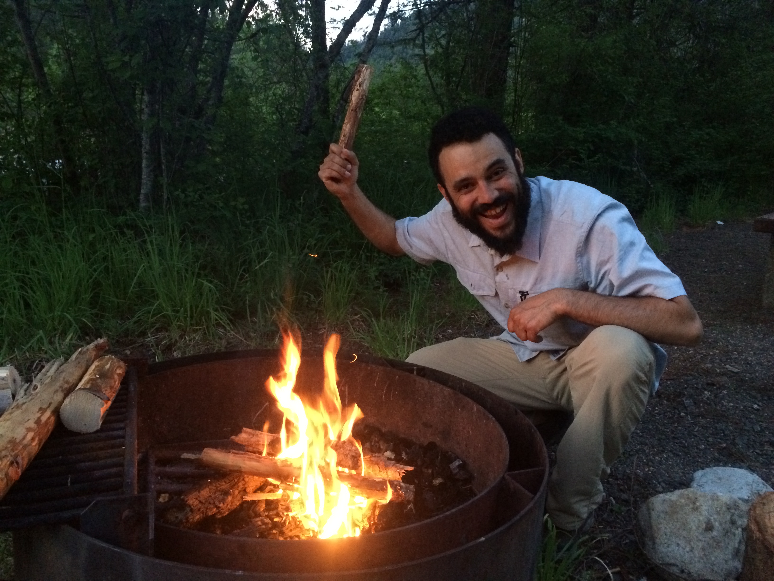We found ample firewood and nicely maintained campsites at Wilderness Gateway Campground.