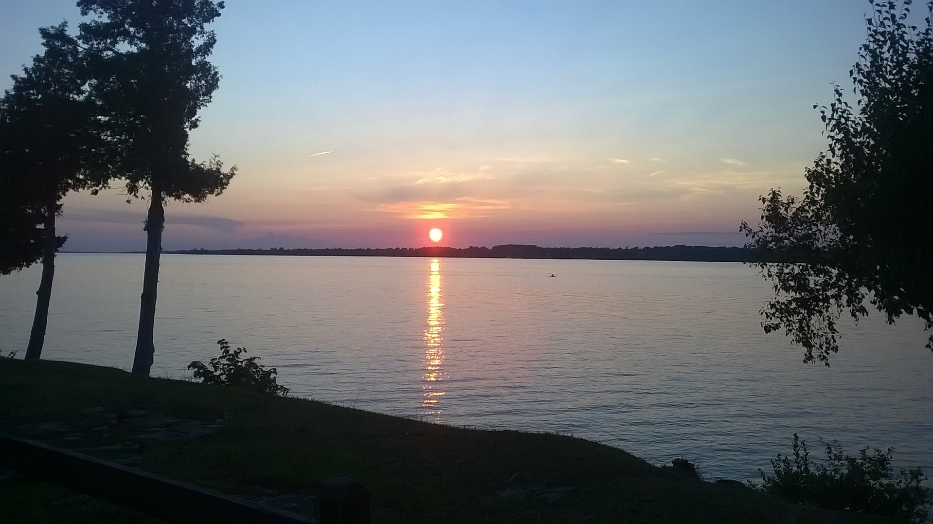 Great Sunsets on this portion of the St. Lawrence river