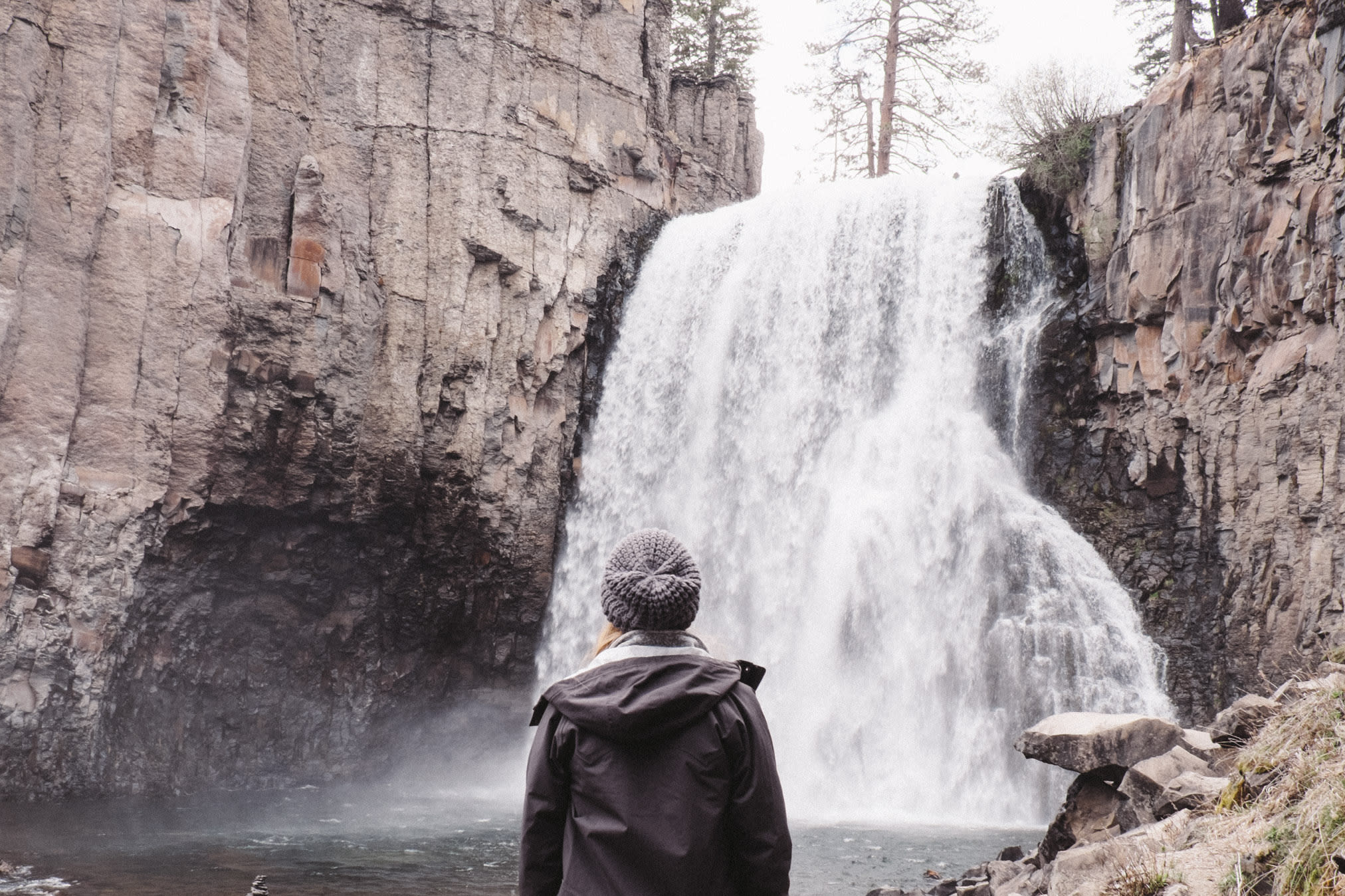 After stopping at Devils Postpile, make sure to continue on to see the 101ft Rainbow Falls