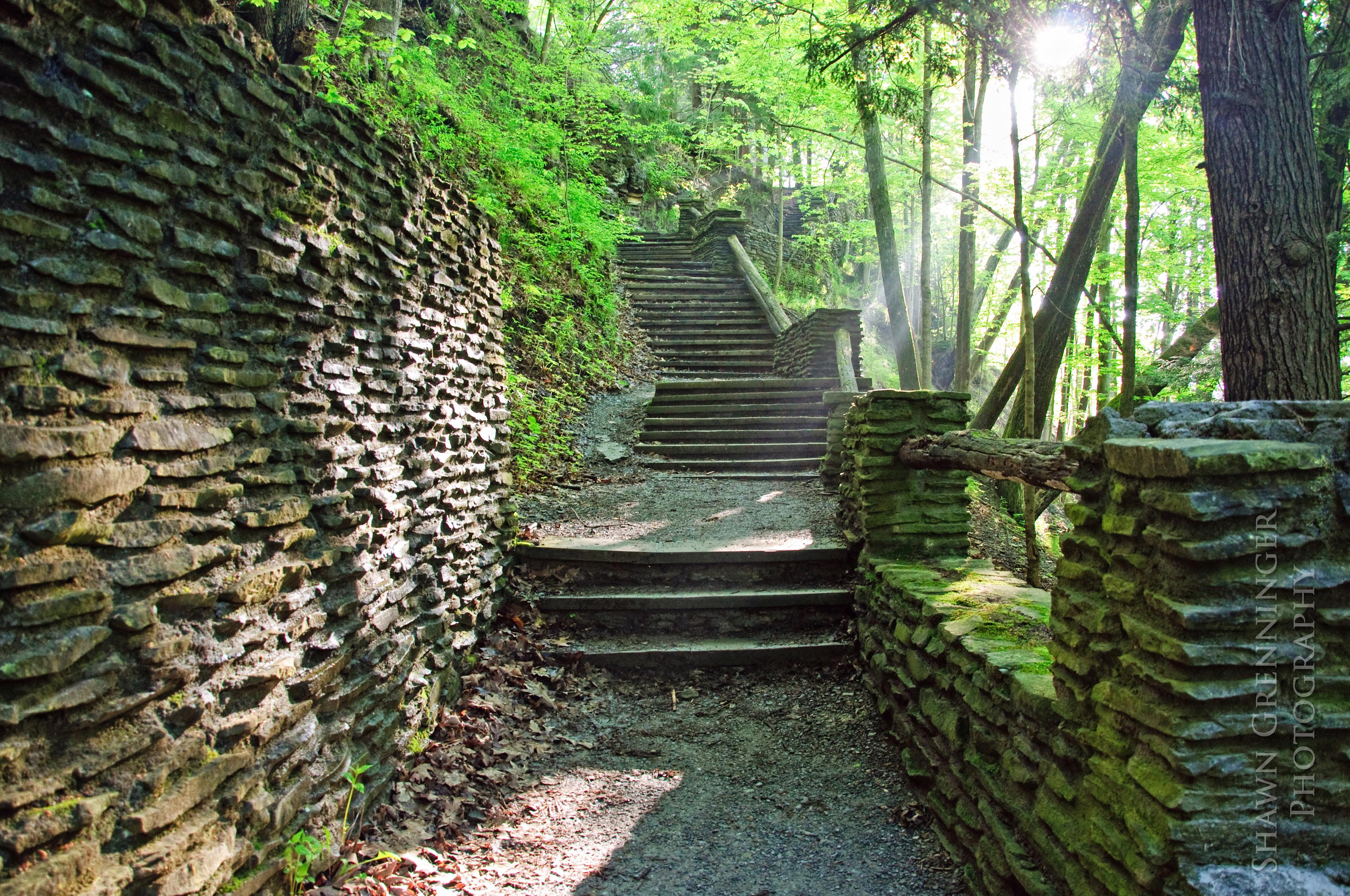 Staircase at Letchworth