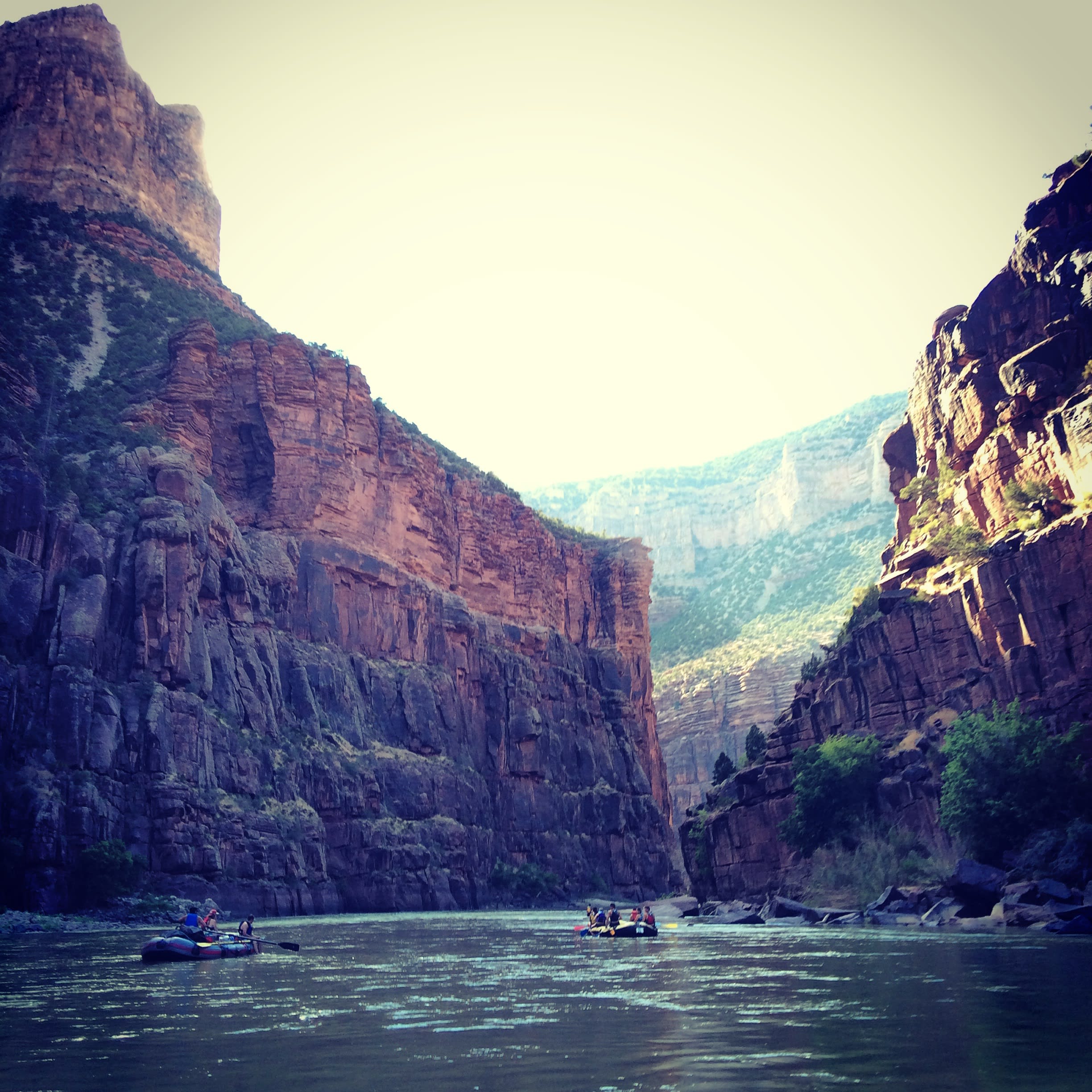 Upriver of Seacliff campground on the river. A stunning location where you transition between two rock formations