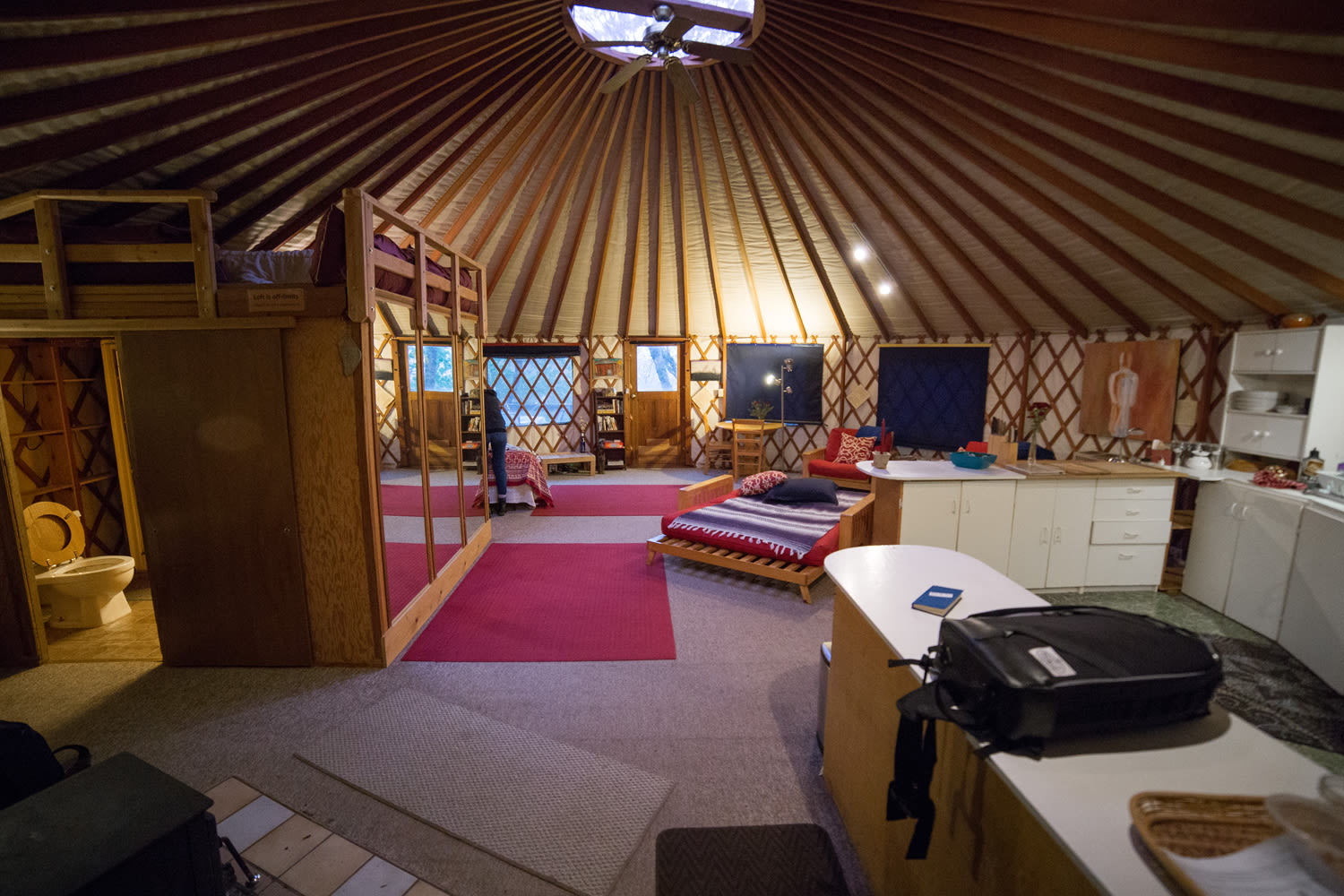 view from the front door