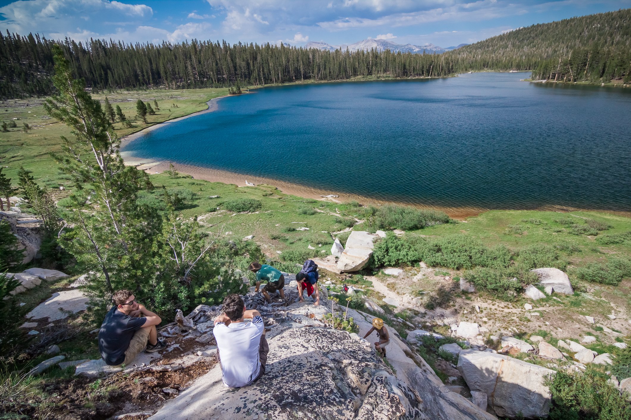 Elizabeth Lake, a moderate/easy hike from the campground.