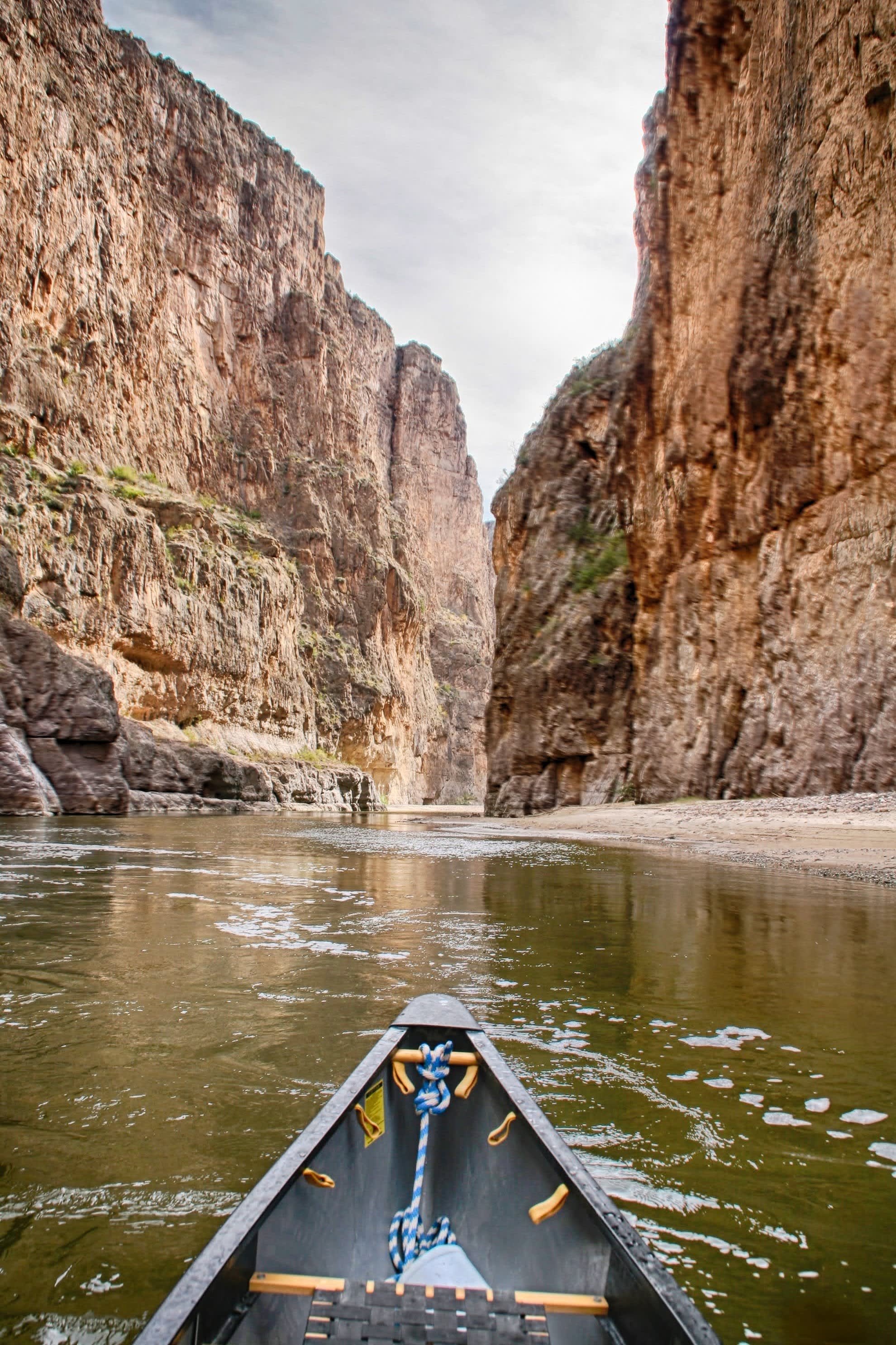 The Rio water is low with very few rapids in the winter.
