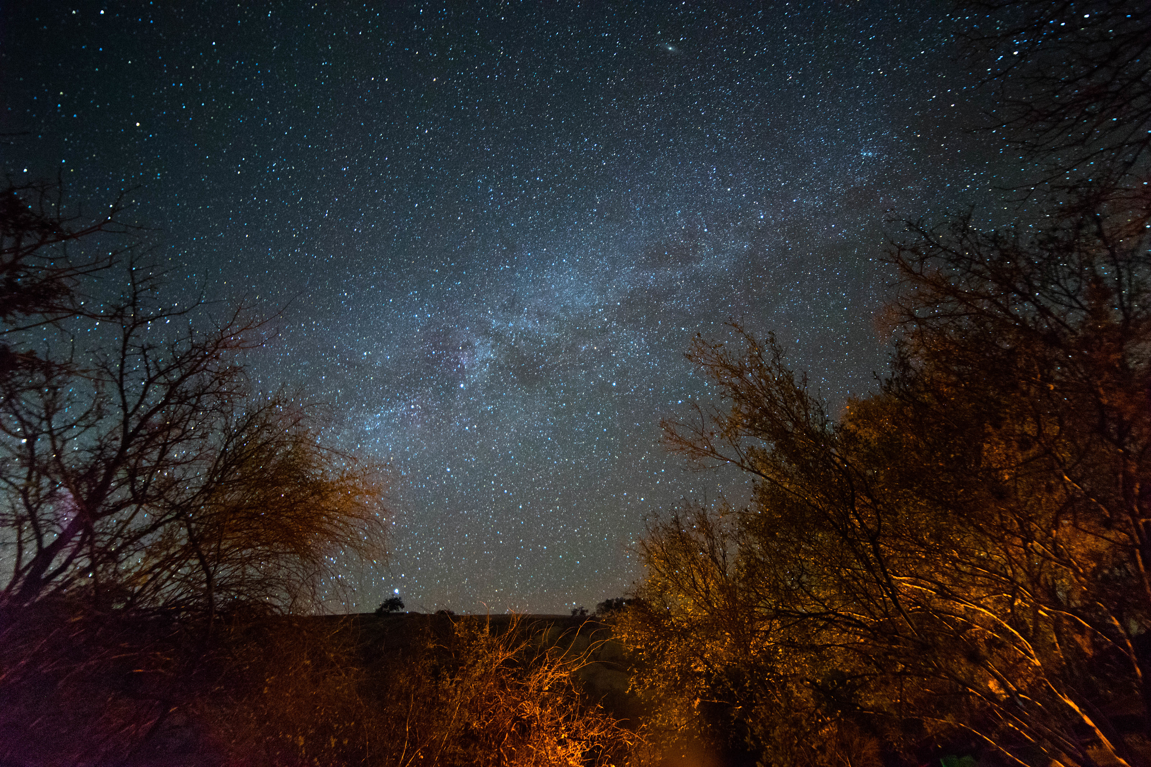 View of the Milky Way from our campsite