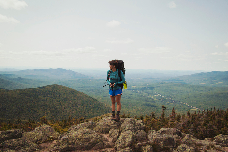 Looking out from Mt. Adams