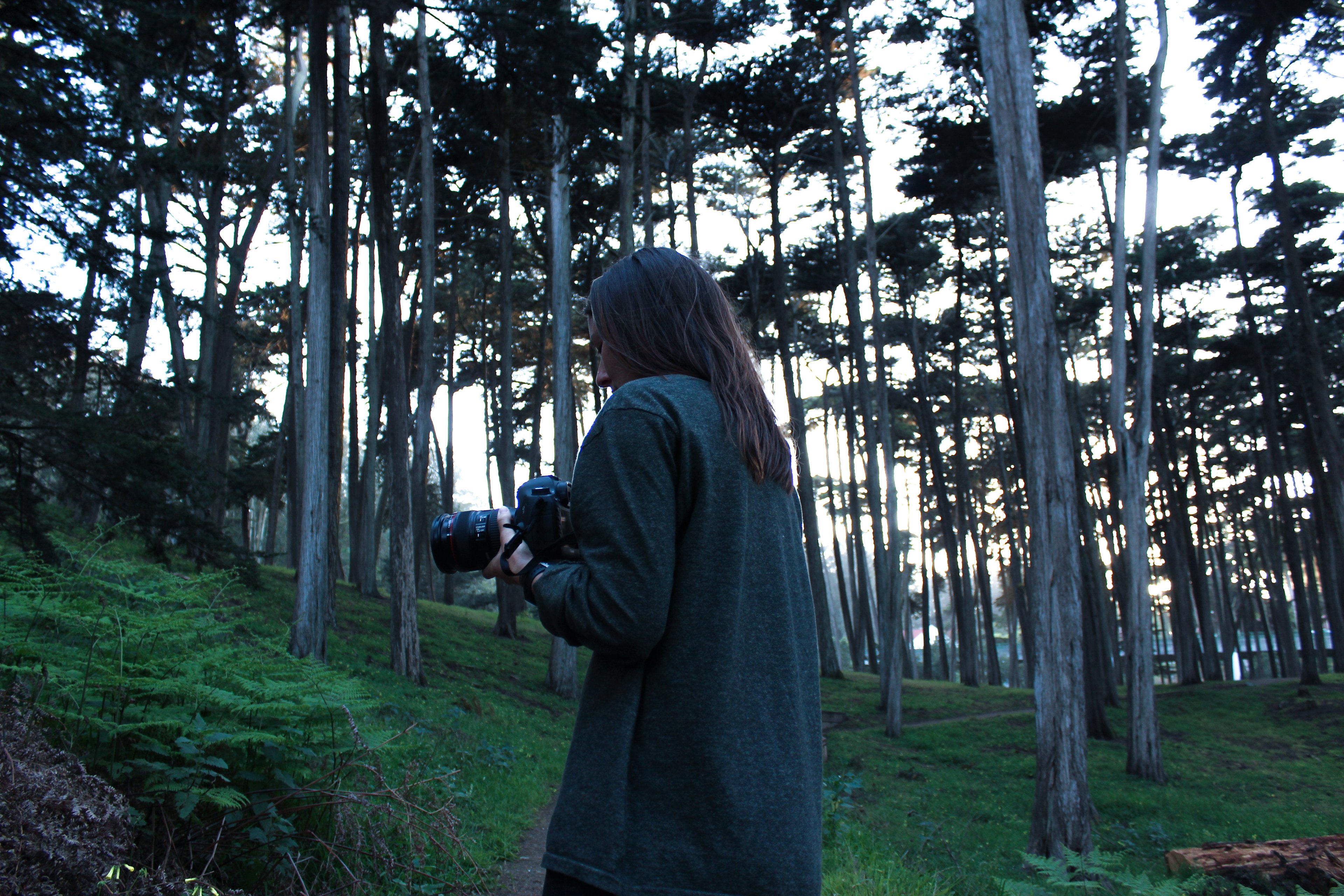 Hiking the trails near the campground!