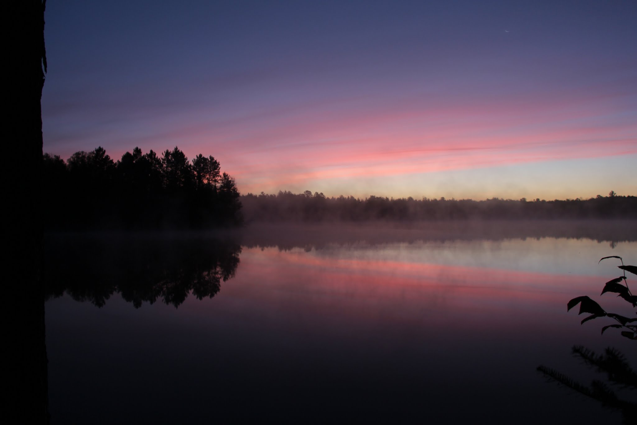 Pristine fall sunrise
