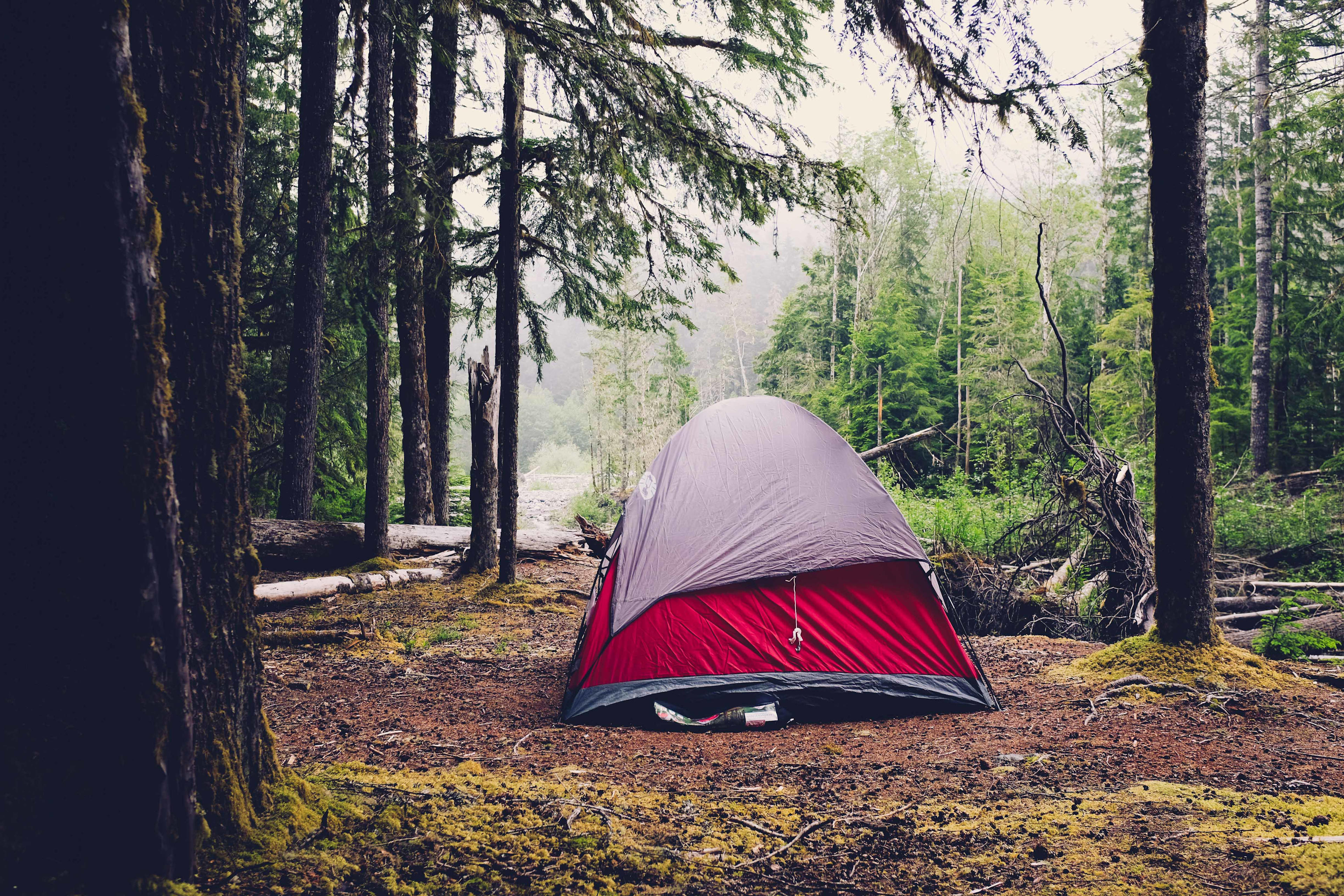 Easy riverside camping