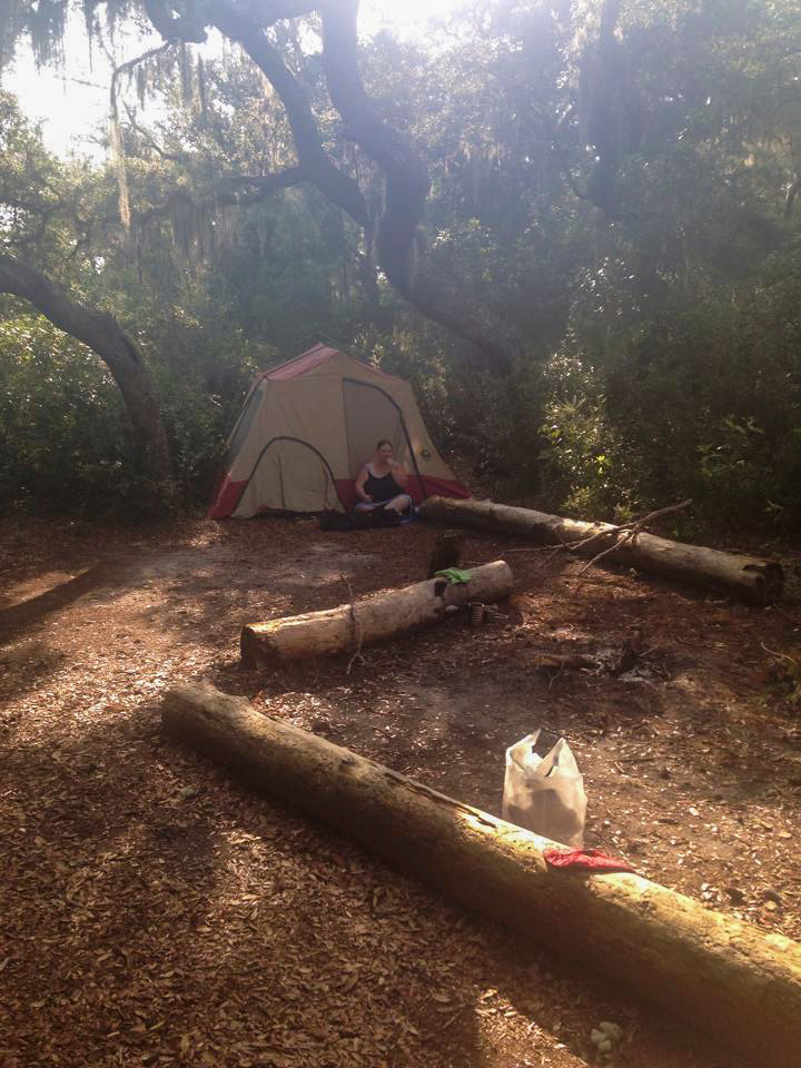 The closest campsite to Hidden pond just off the Florida Scenic Trail - part of the Ocala National Forest