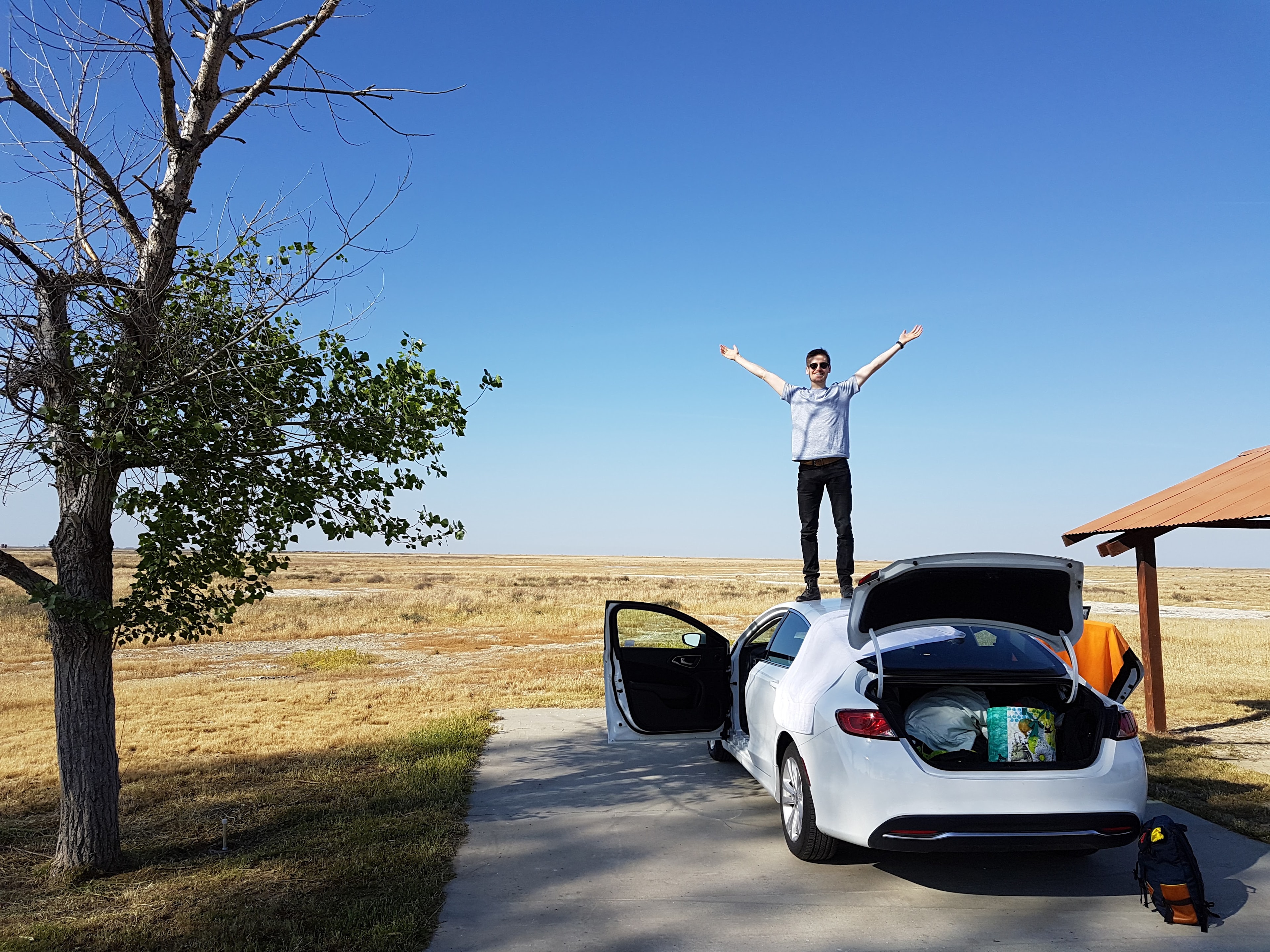 The horizon is so flat!