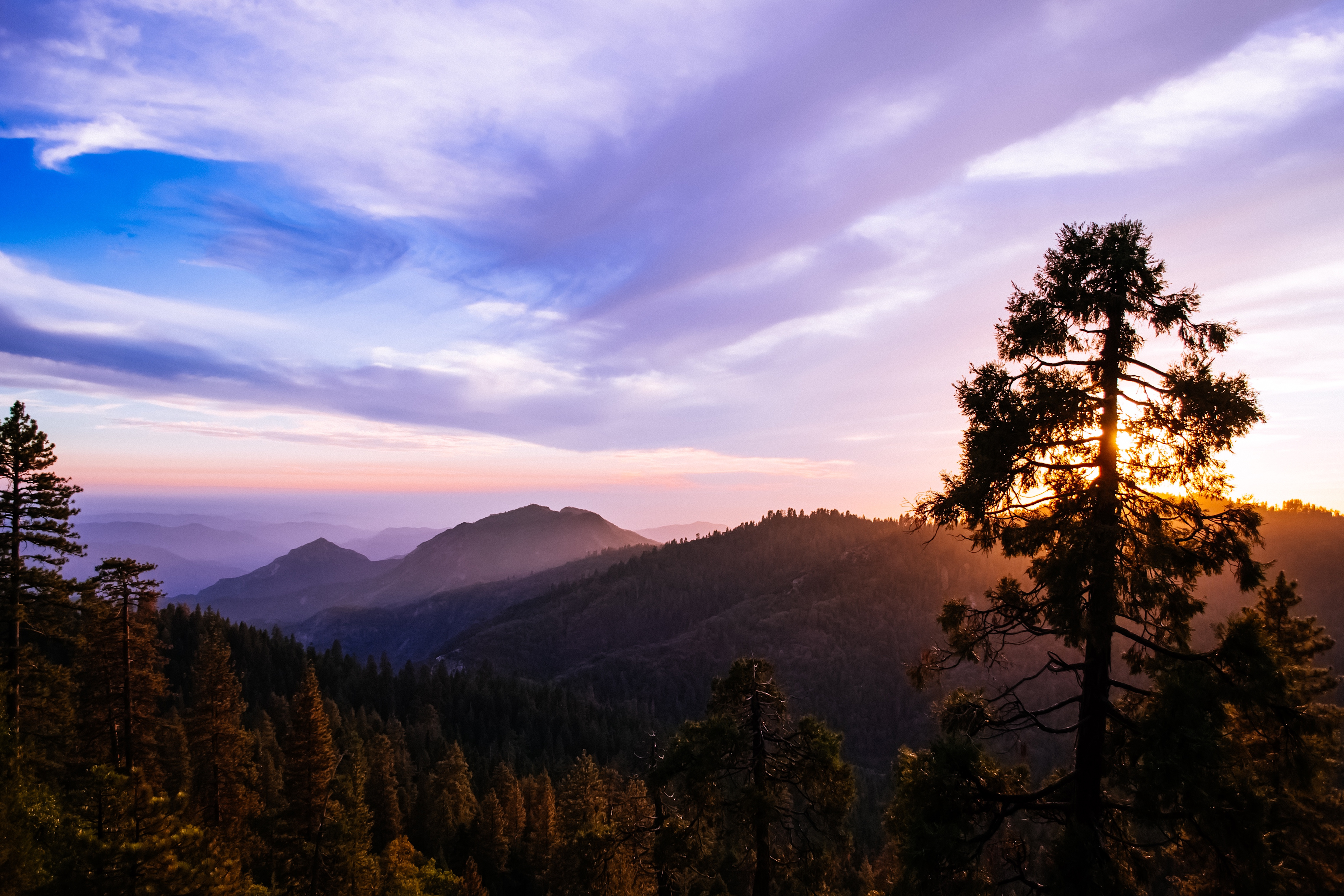 Sunset view from nearby Sunset Rock.