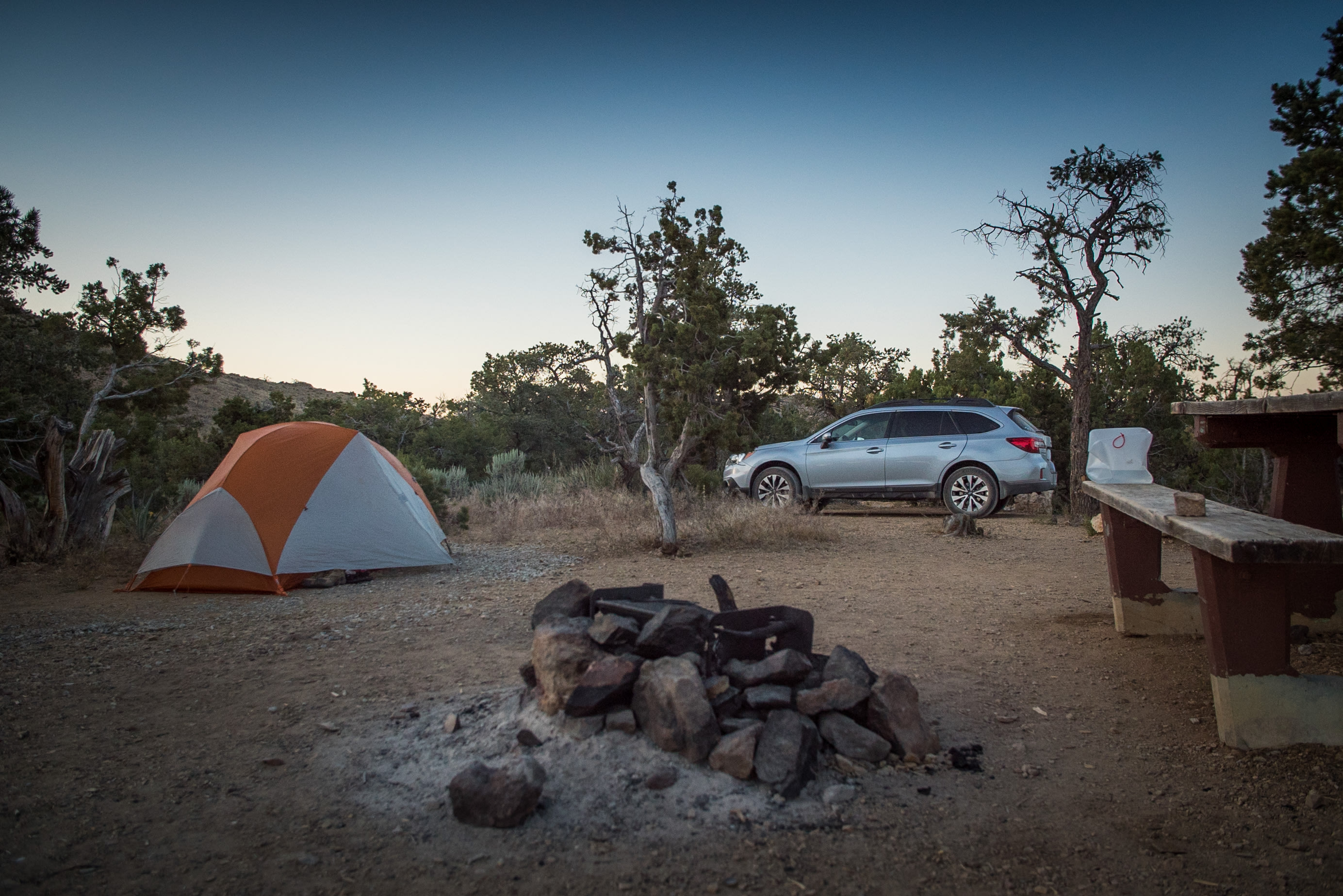 Some campsites at Mid Hills are more secluded than others and very spacious! Get there on Friday before 5pm if you can!