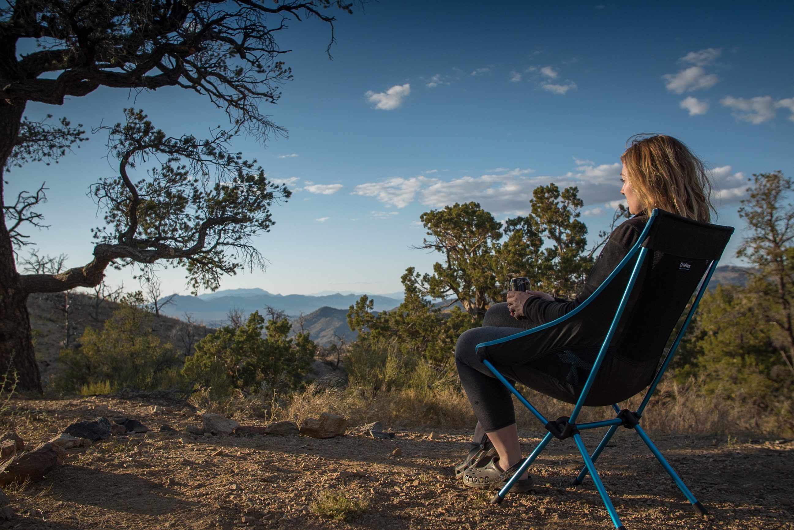 Our campsite had a vista view into the Mojave!