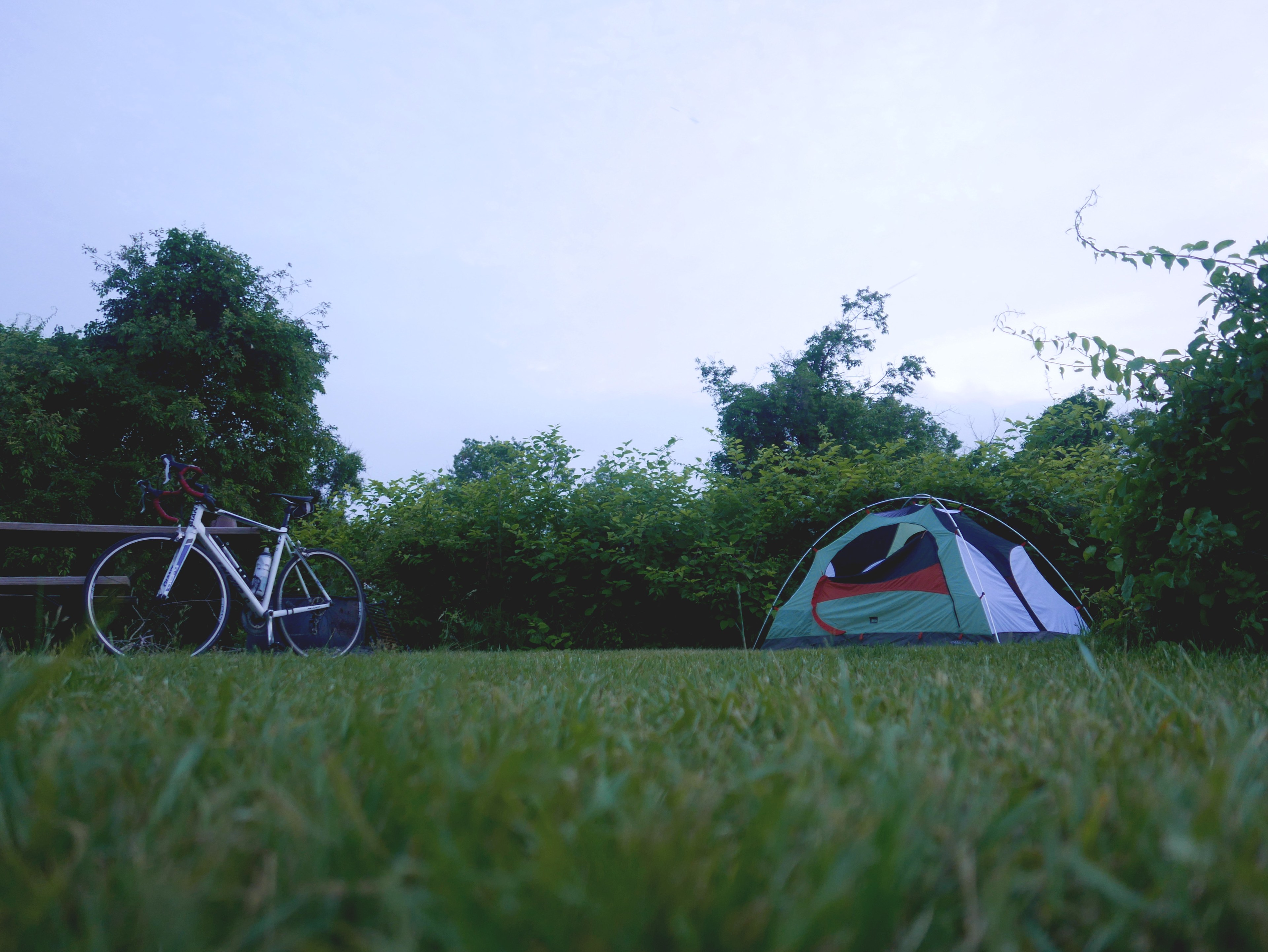 There is parking if you want to drive here, but it's also easy to bike here if you live in the city.