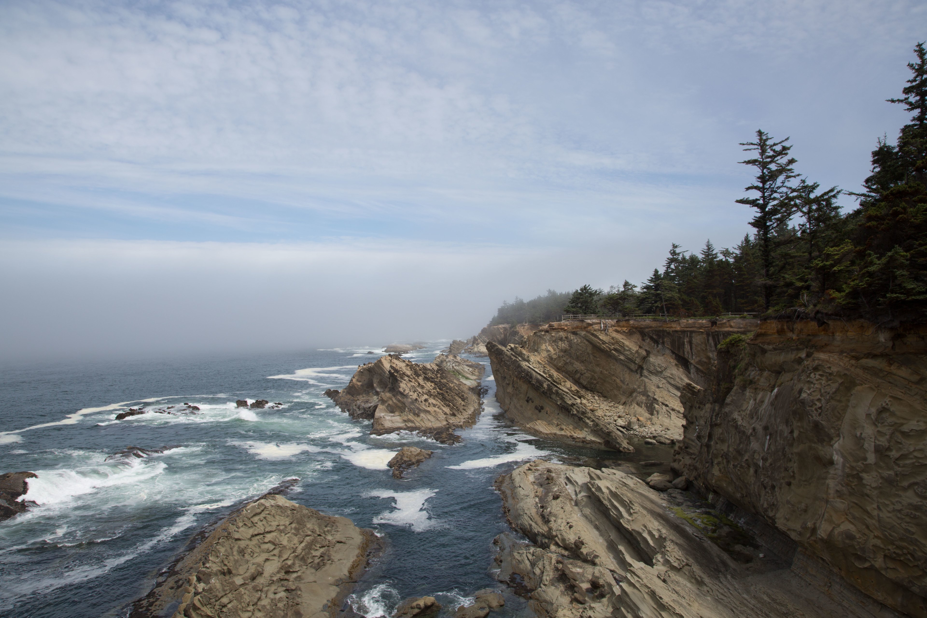 View from the flower garden, north of the campground.