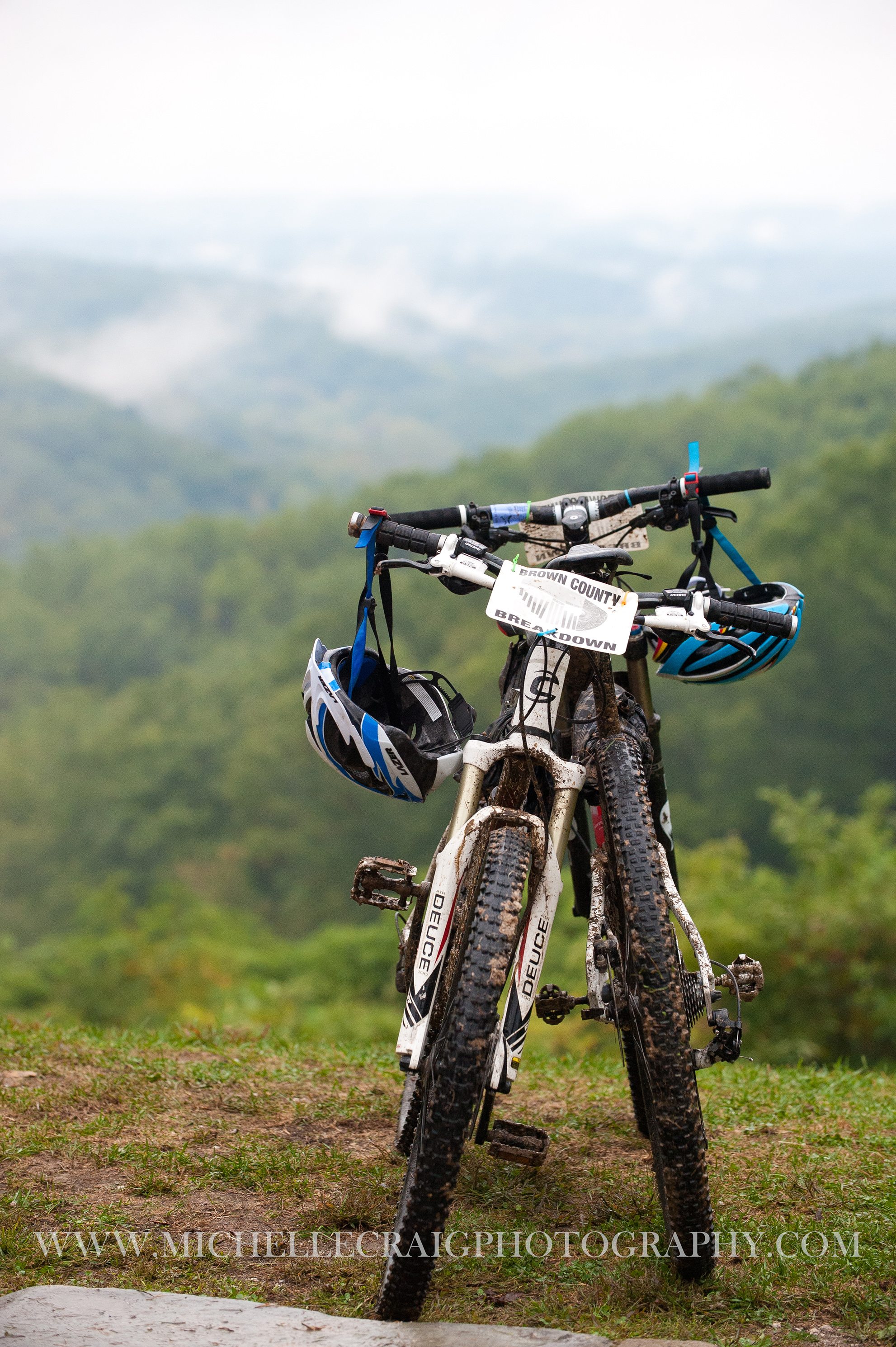 Brown County State Park is home to several fantastic mountain biking events every year. It's no wonder....check out that view!