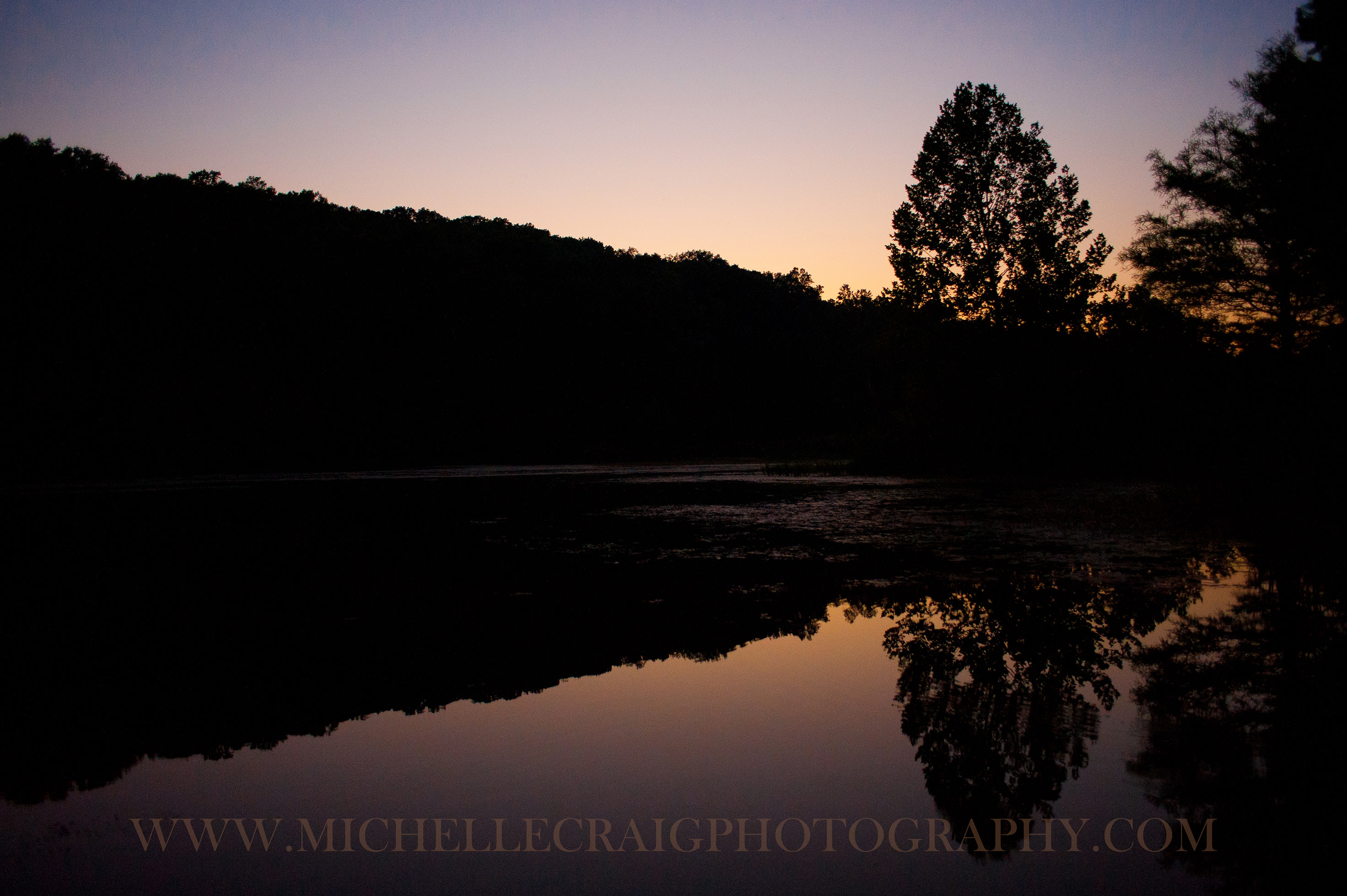 A quiet, serene moment on the lake.