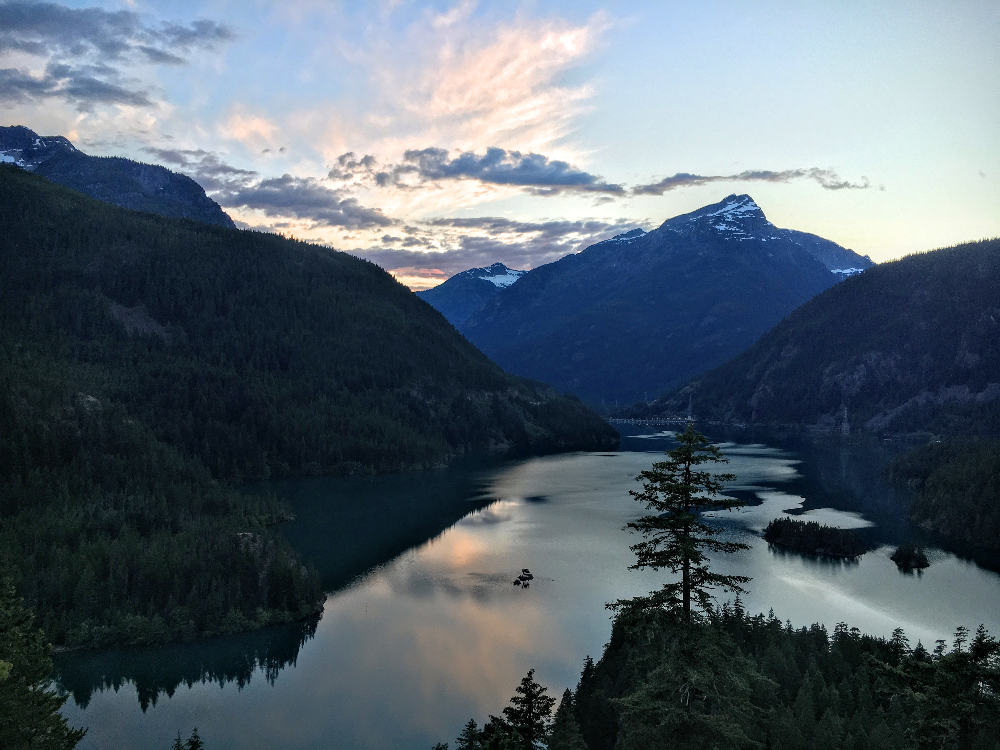 View from the Diablo Lake vista