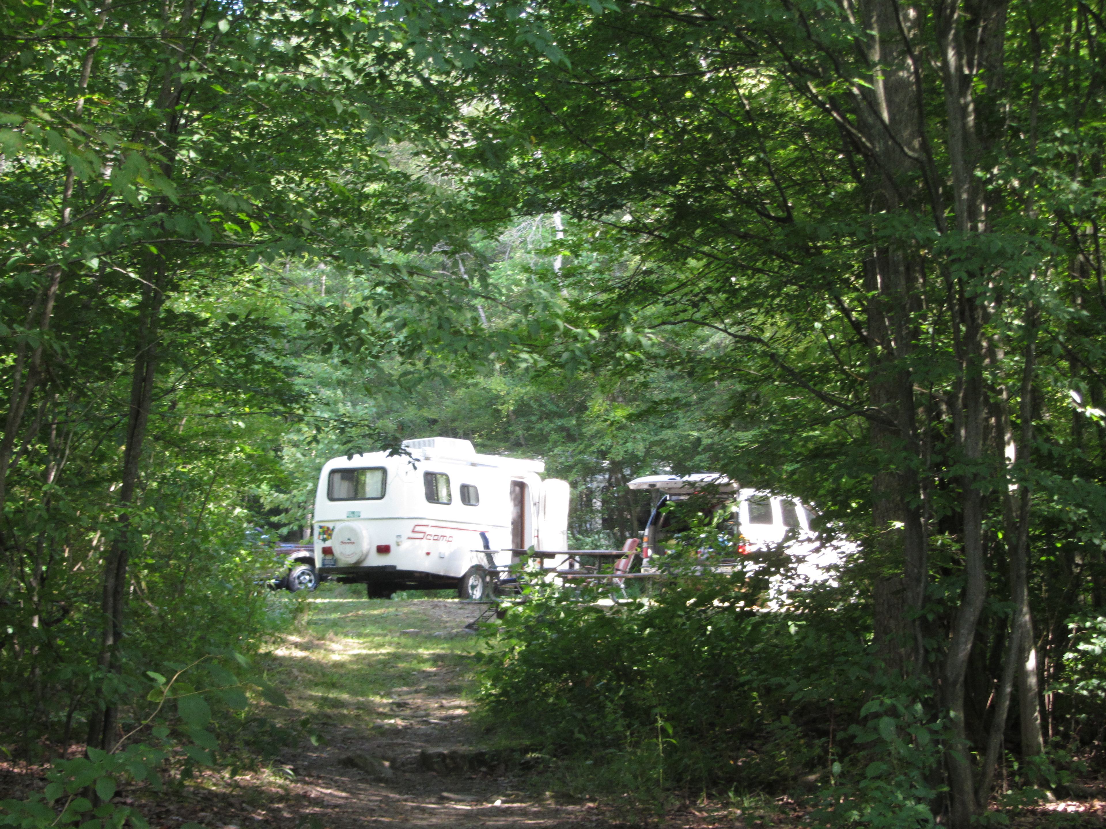 Site 53 from the beach