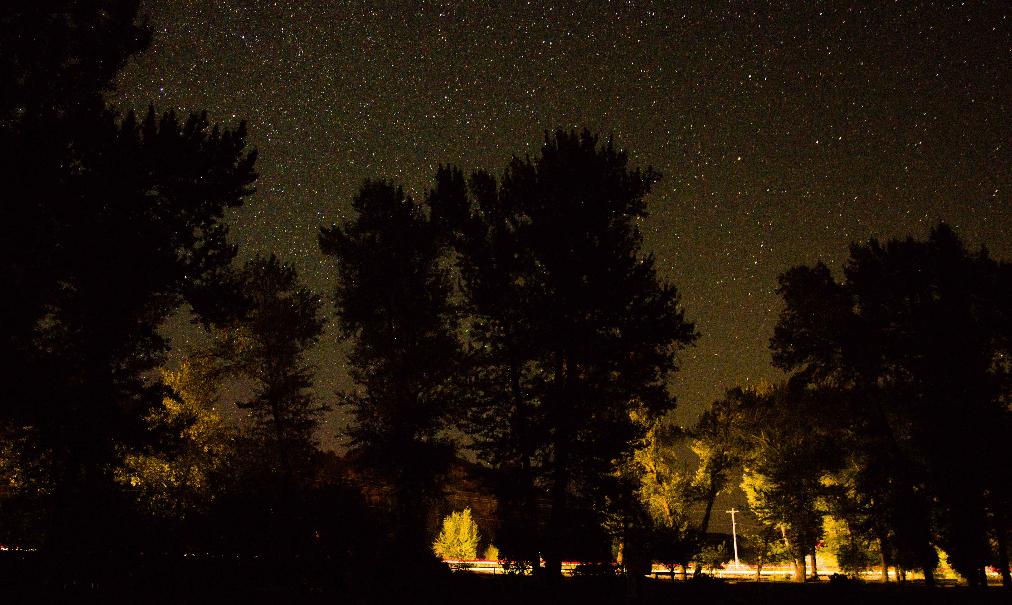 Nice dark night skies