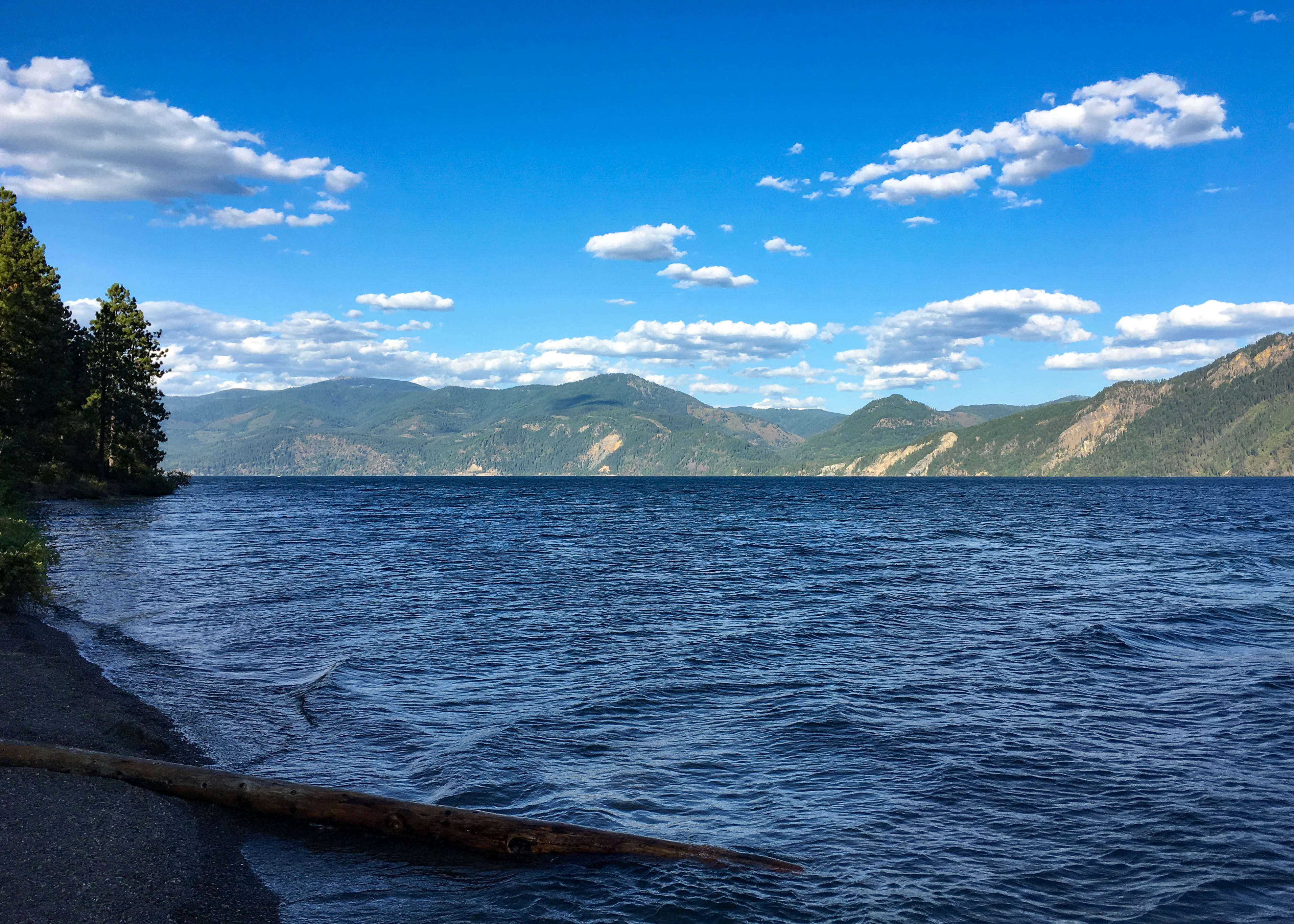 Micro beach near Willows day use area