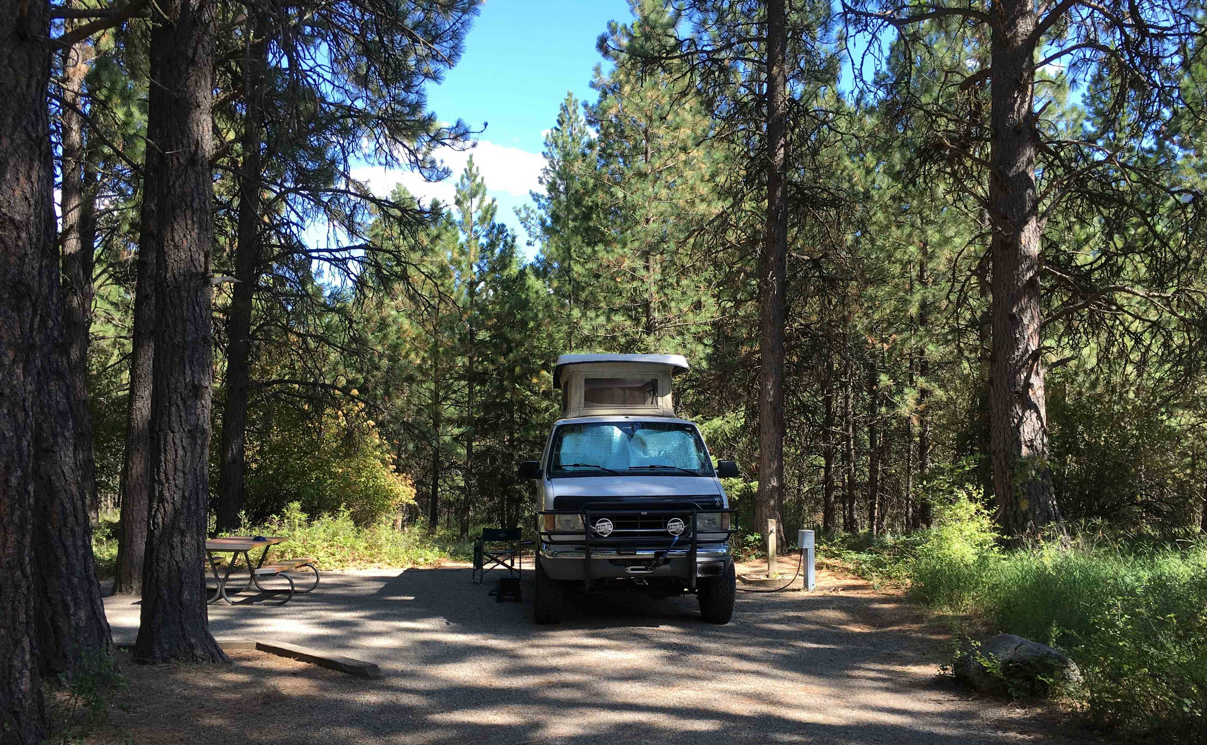 Site in Whitetail campground