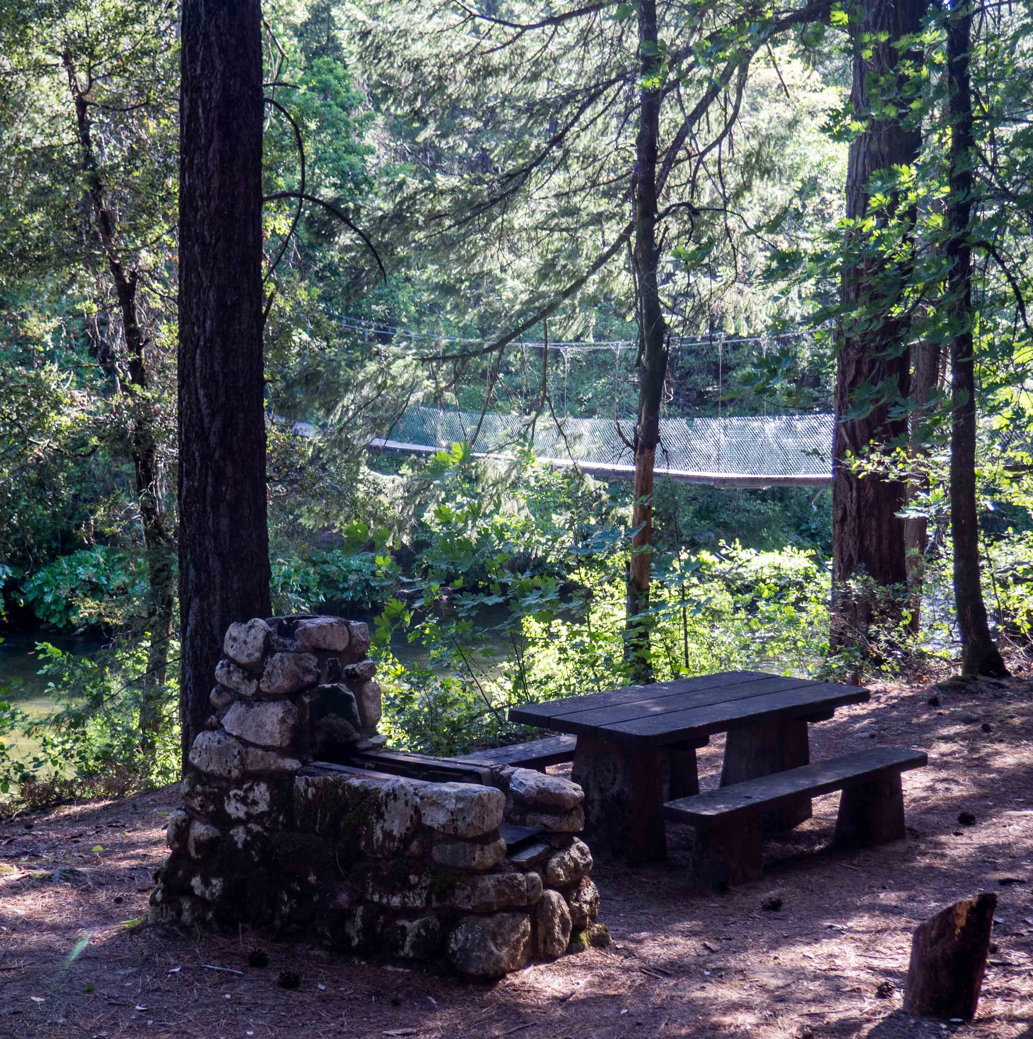 Site at lower campground