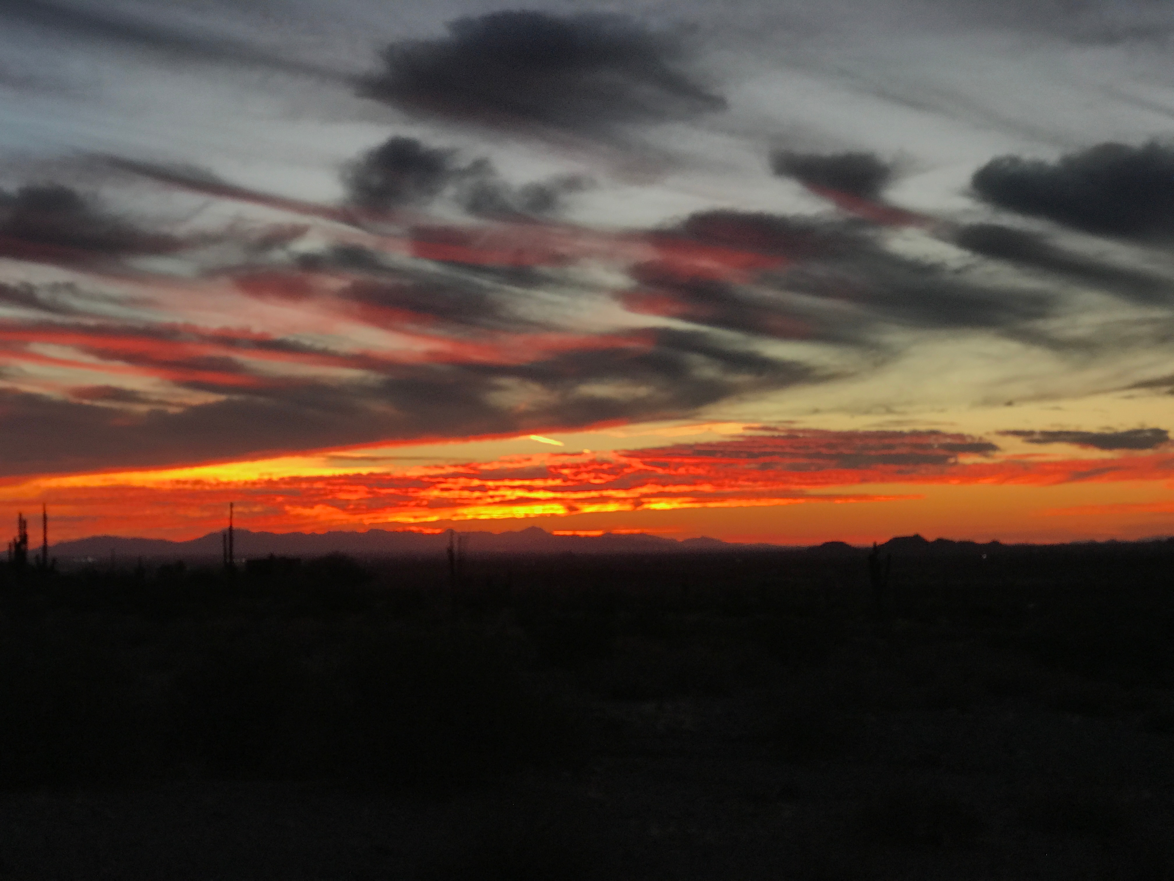 Sunset from the campground