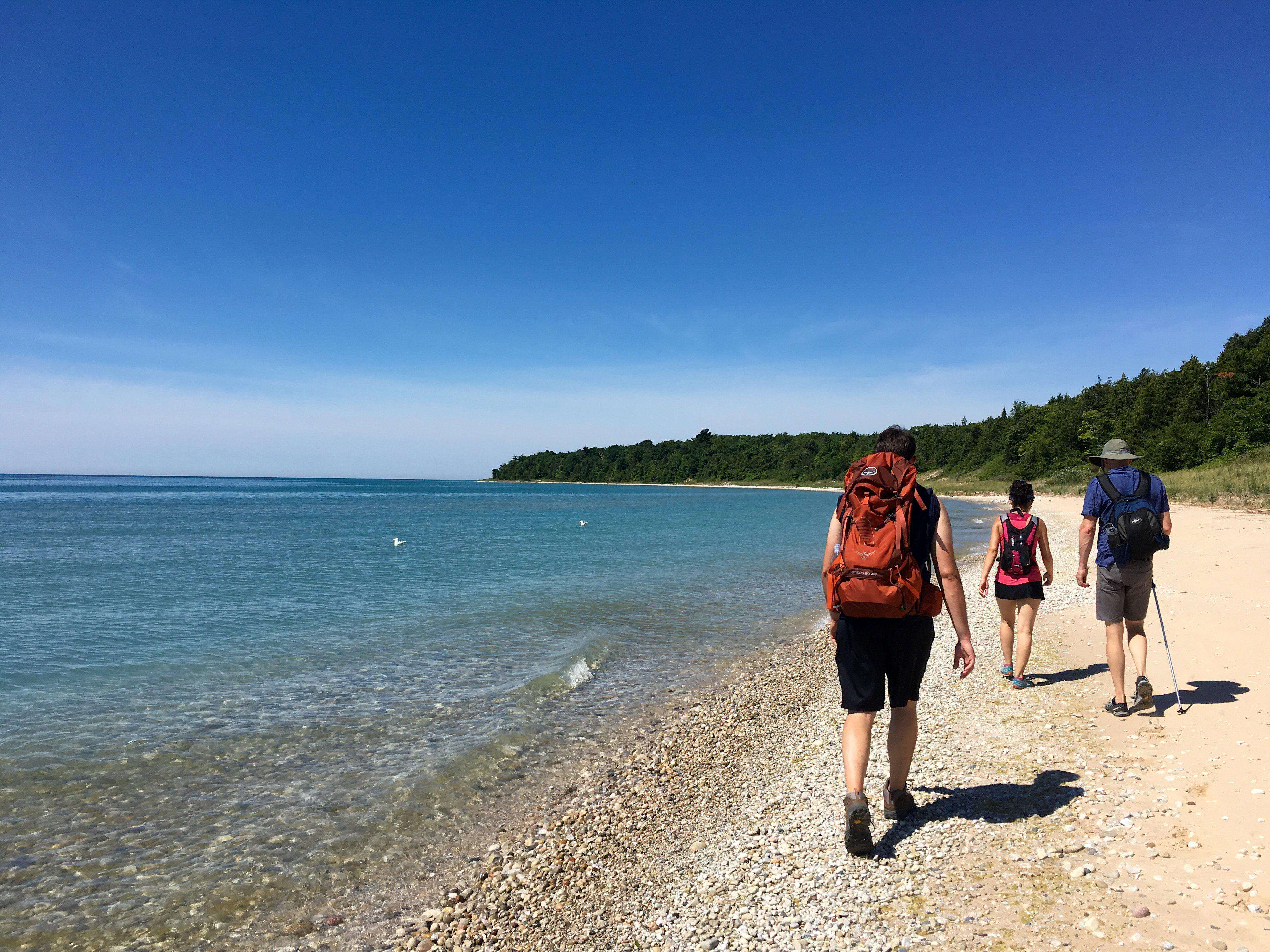 Exploring the island!