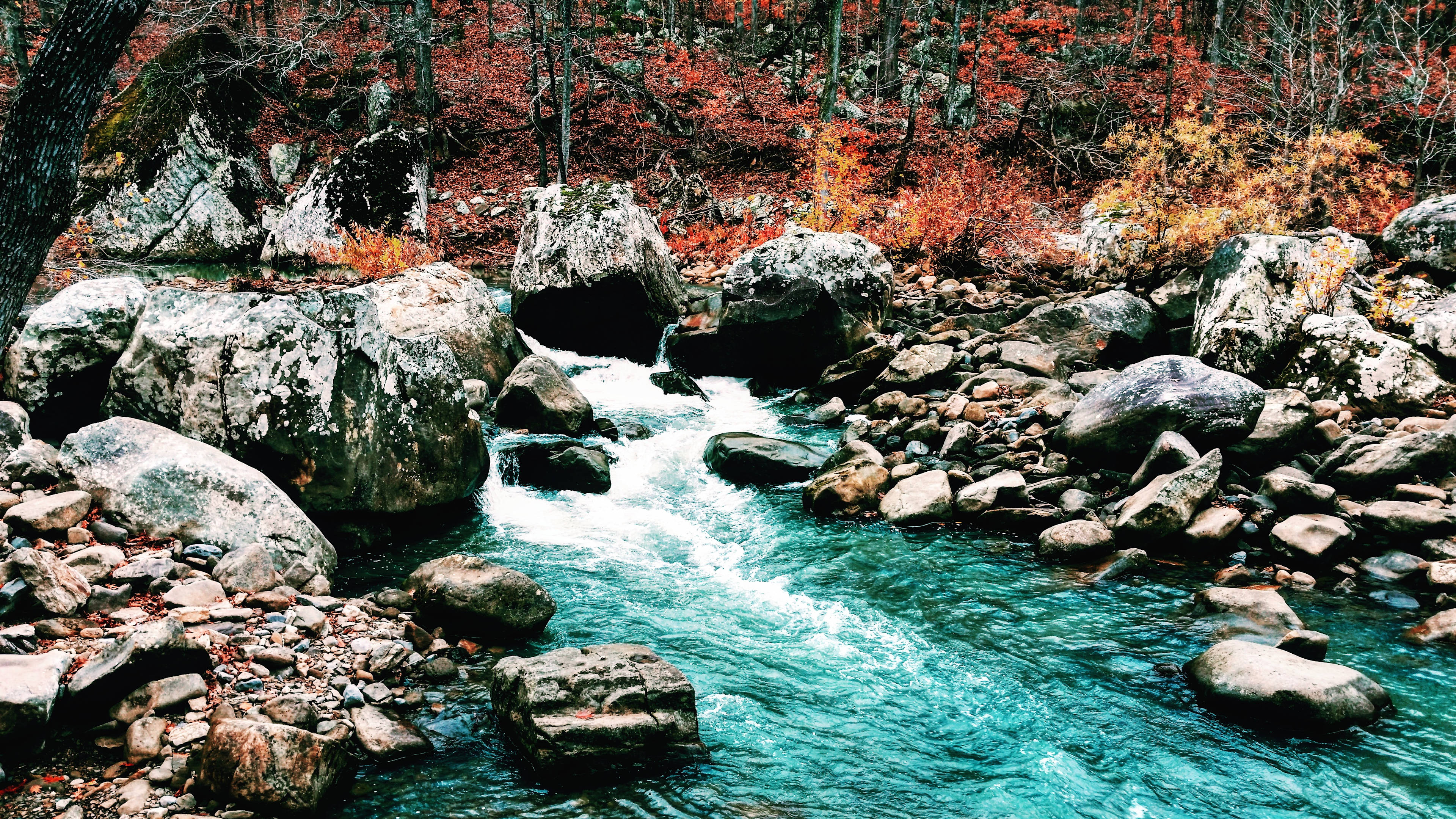 The water there was so blue!