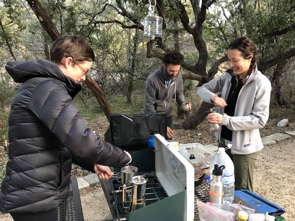 Limited number of tent sites with nicely maintained, elevated camping pads nested among thick forest of cedar trees. 