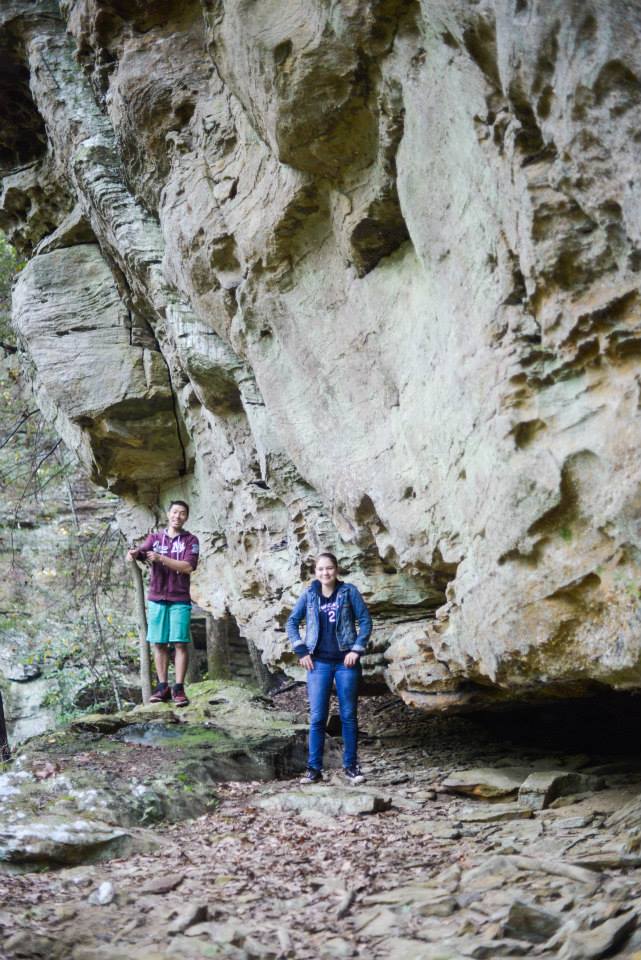 This is on the way up to the Natural Bridge 