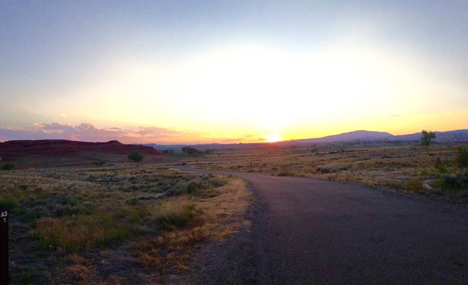 Horseshoe Bend road to campground