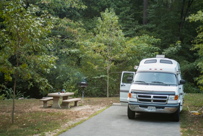 Super cool campground near the Ouachita National Forest. 