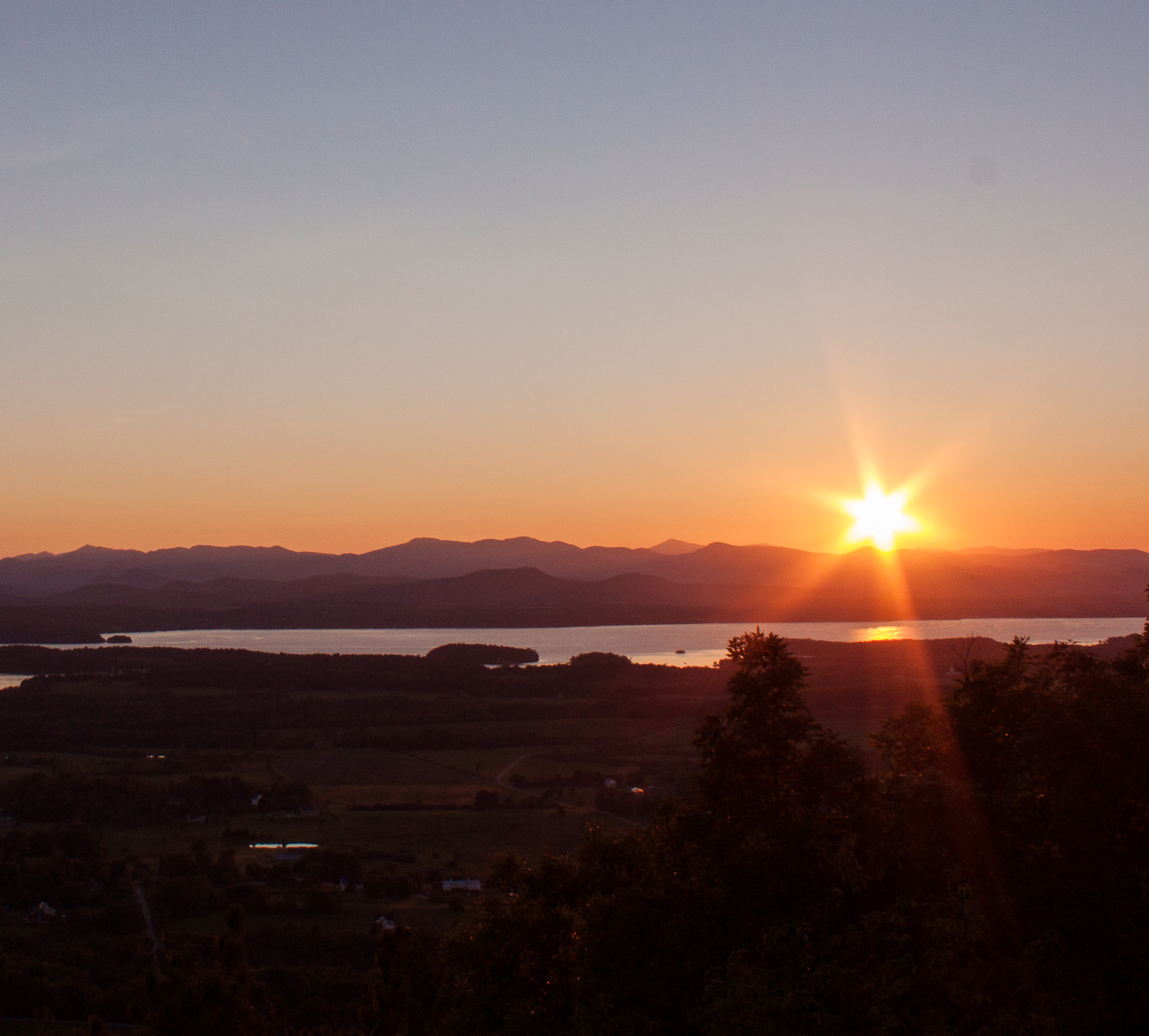 Amazing views to Lake Champlain and the Adirondacks.