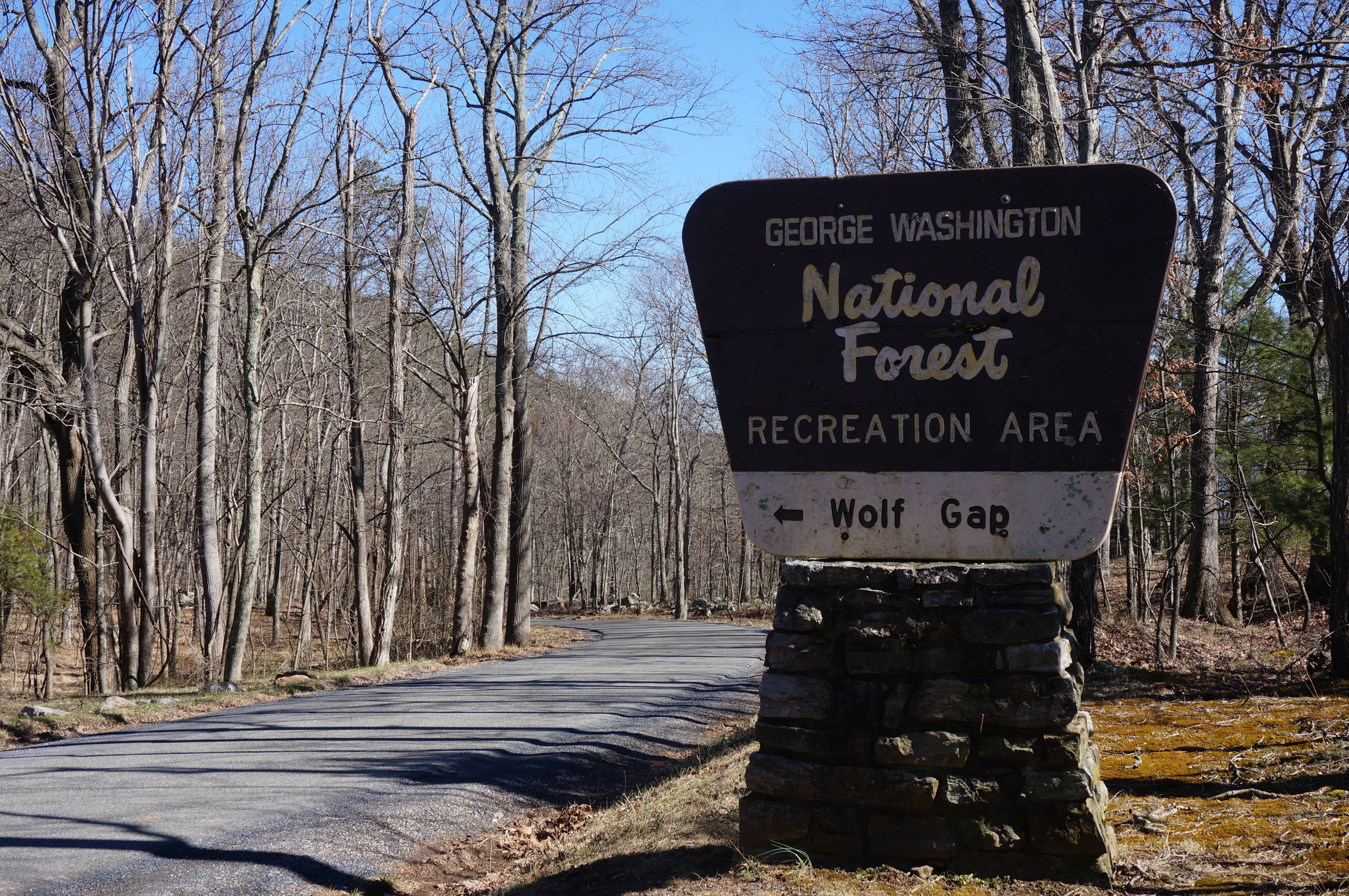Entrance to Wolf Gap