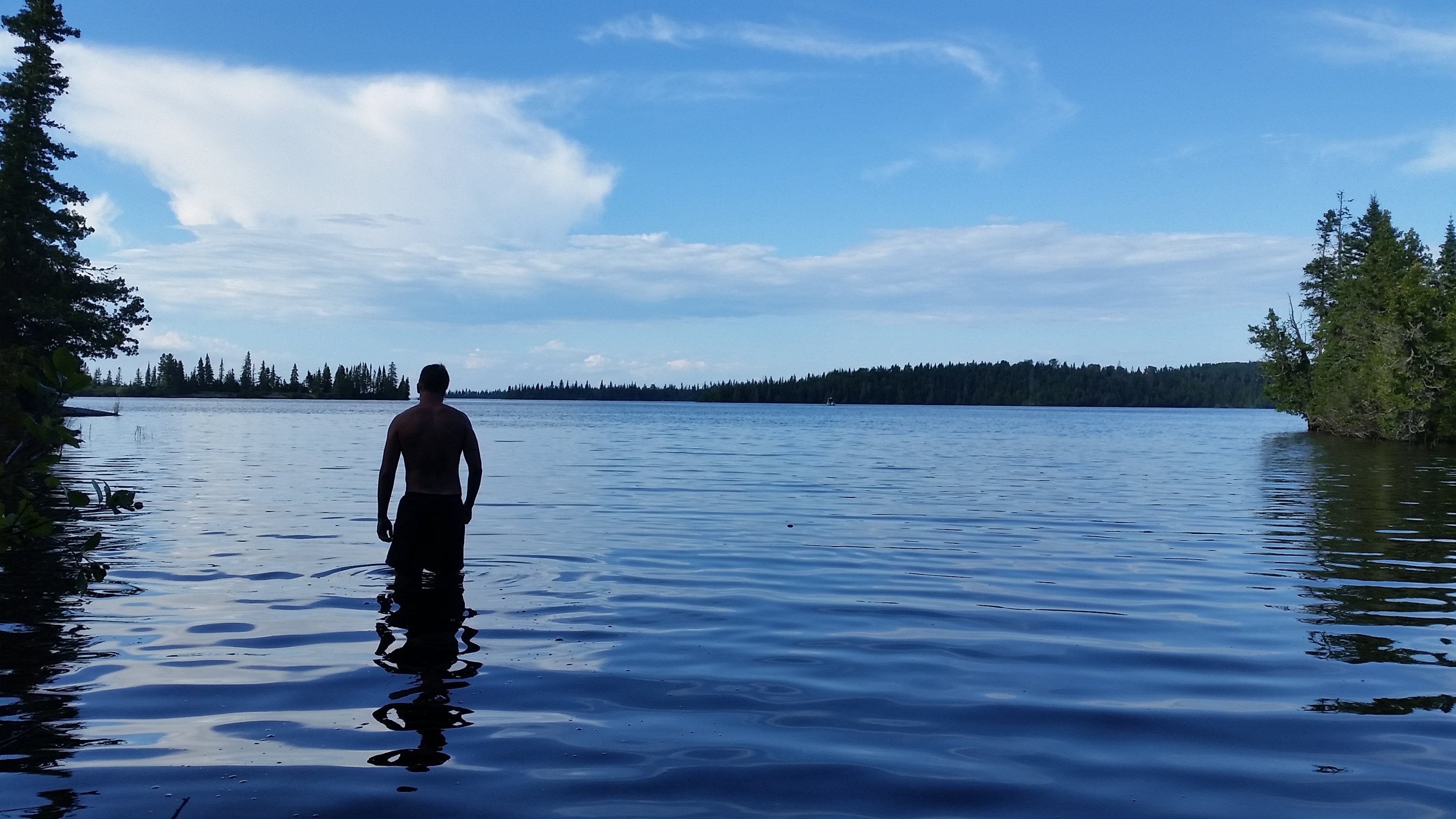 Cold water feels nice on a hot summer day