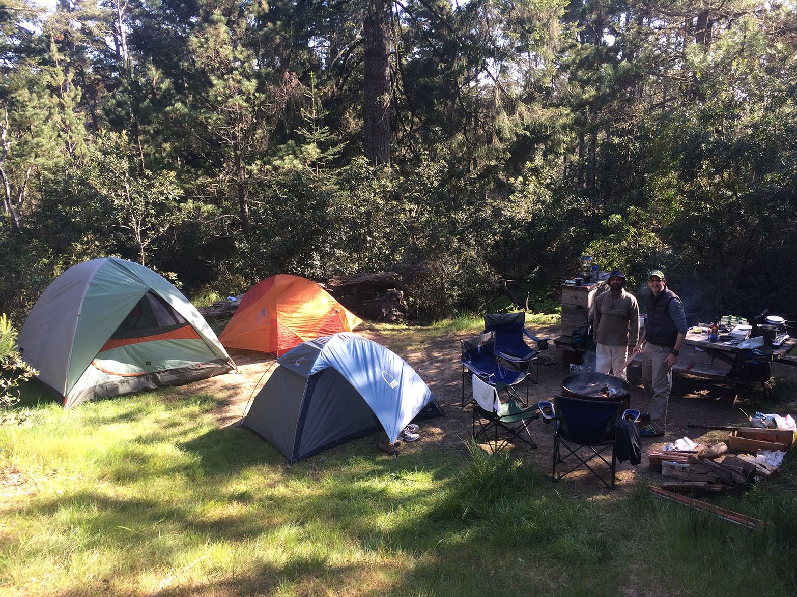 View of our campsite