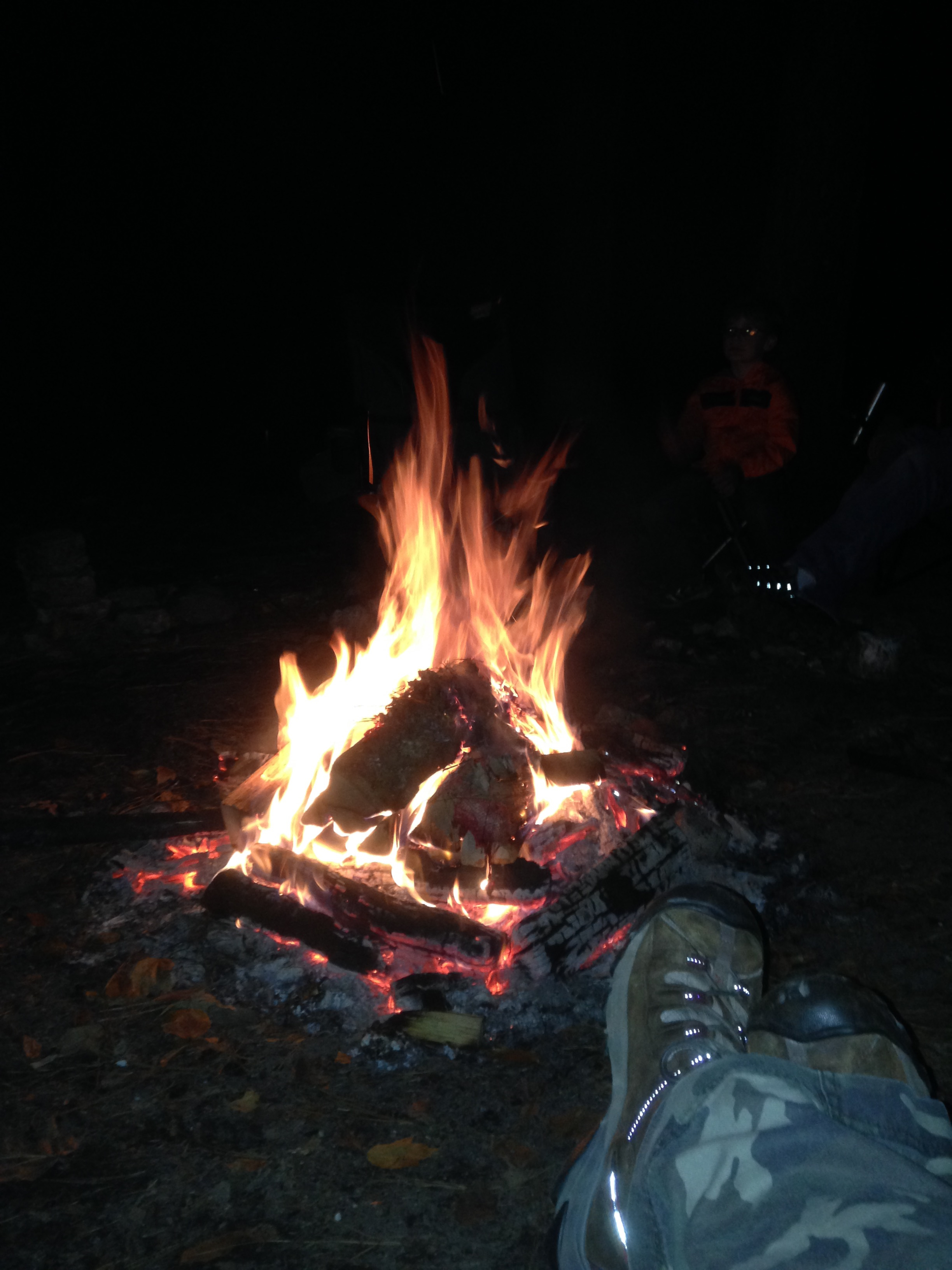 not much better than a campfire, by the lake, in the middle of a forest. pass the jar. ;-)